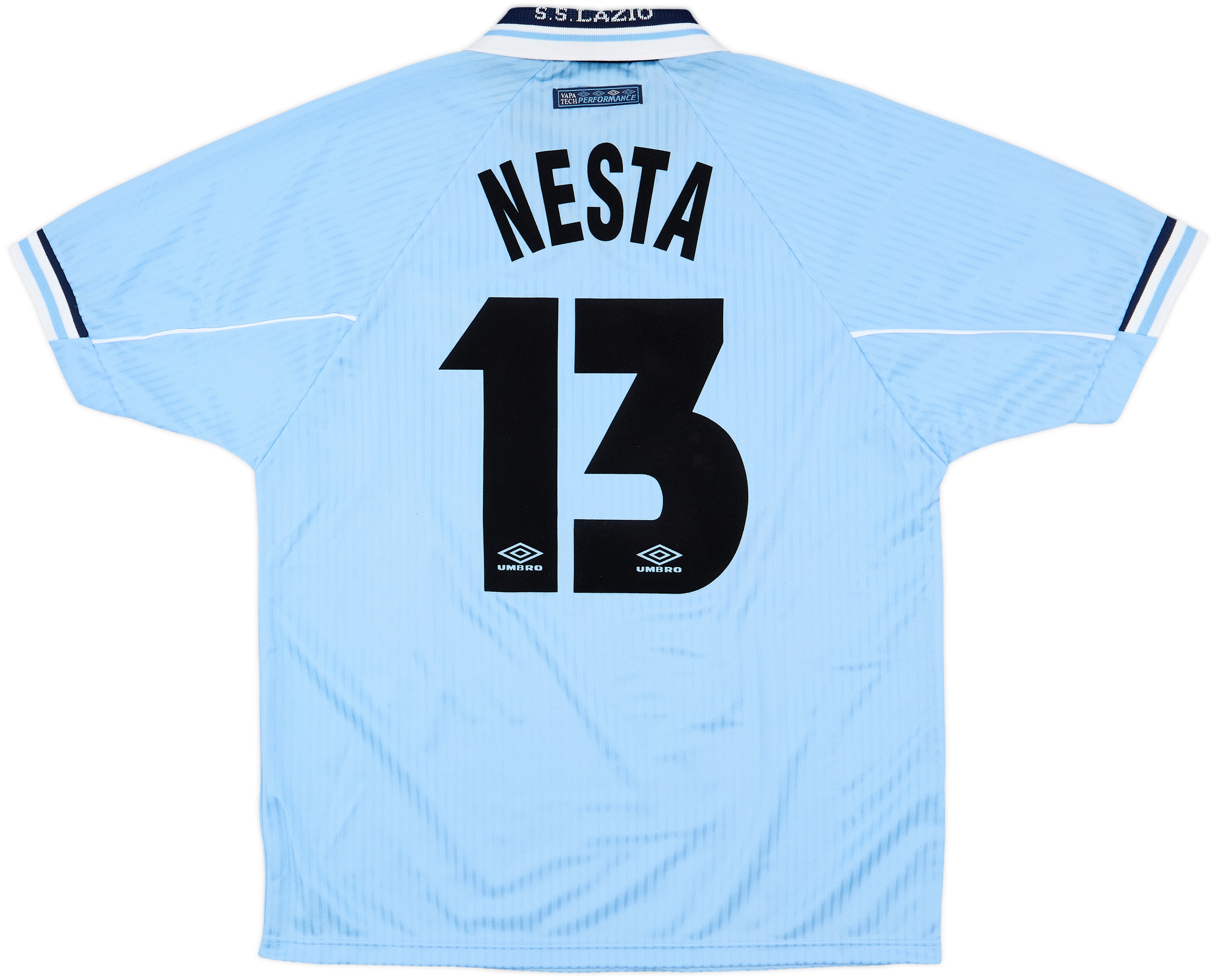 2001-02 Lazio Home Shirt Nesta #13 - 8/10 - (S)