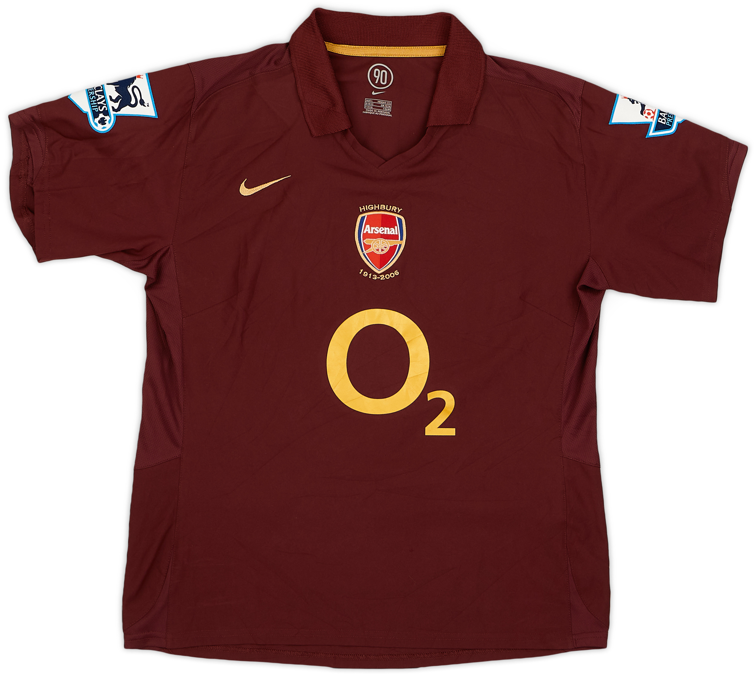 2005-06 Arsenal Home Shirt Pires #7 - 9/10 - (L.Boys)