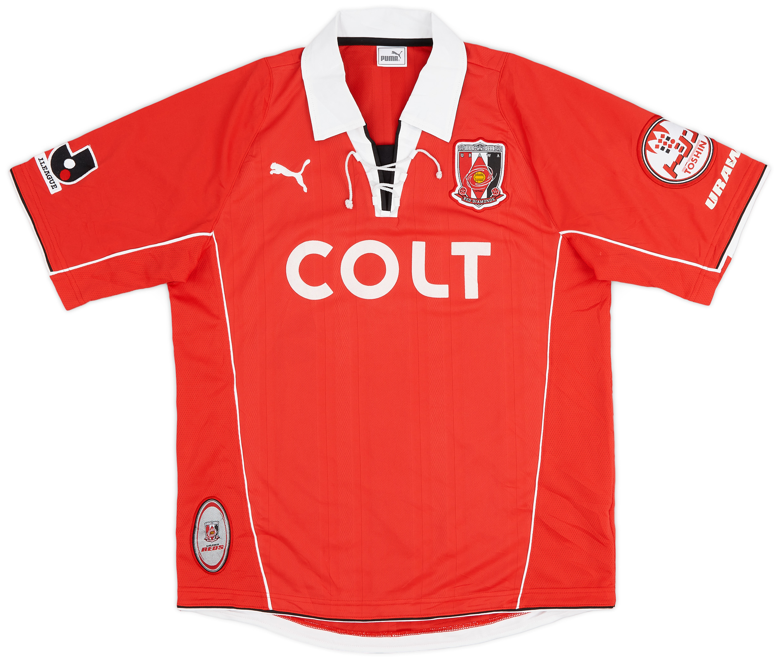 2003 Urawa Red Diamonds Home Shirt 9 10 M 2003-urawa-red-diamonds-home-shirt-9-10-m