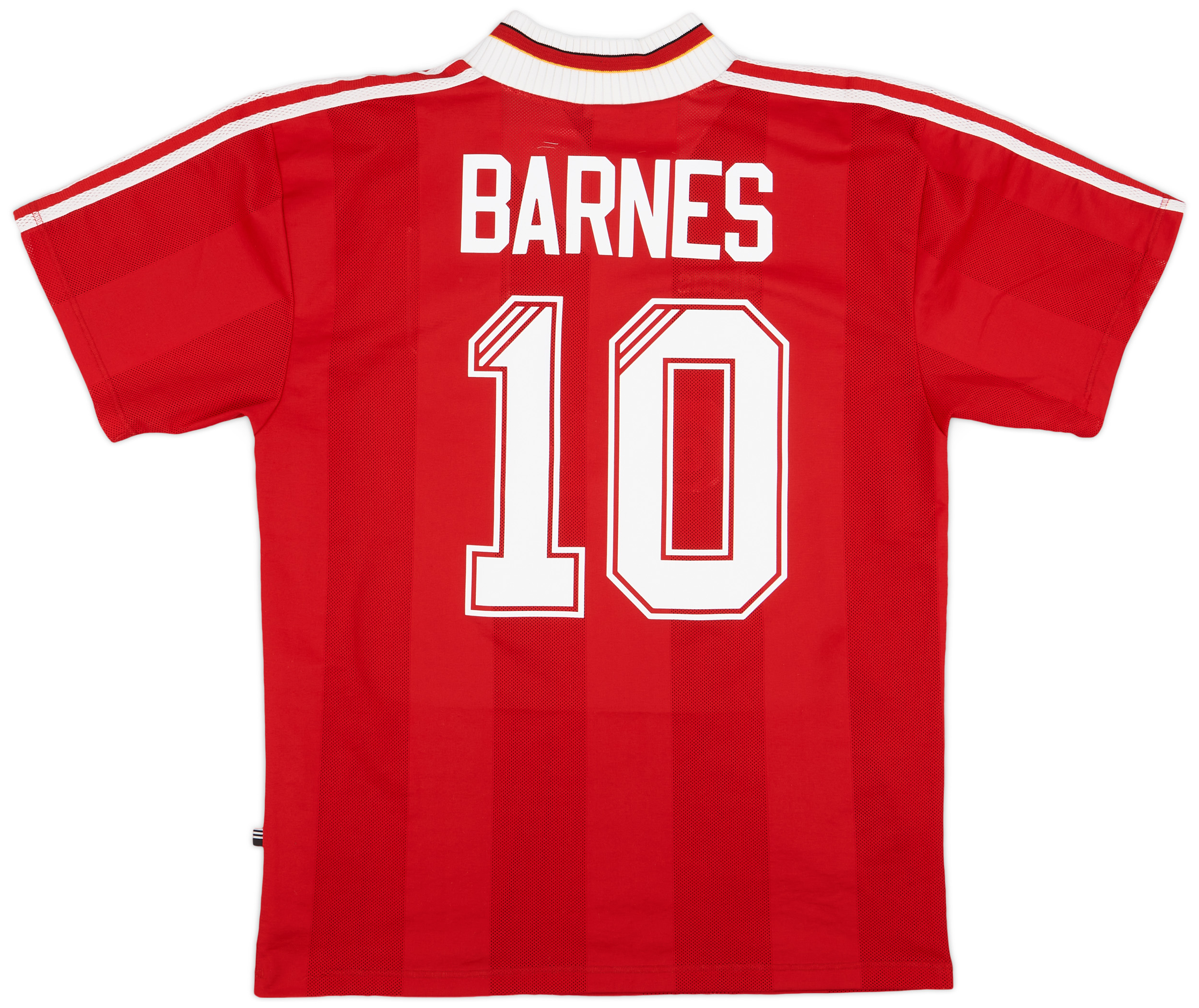 1995 96 Liverpool Home Shirt Barnes 10 8 10 L 