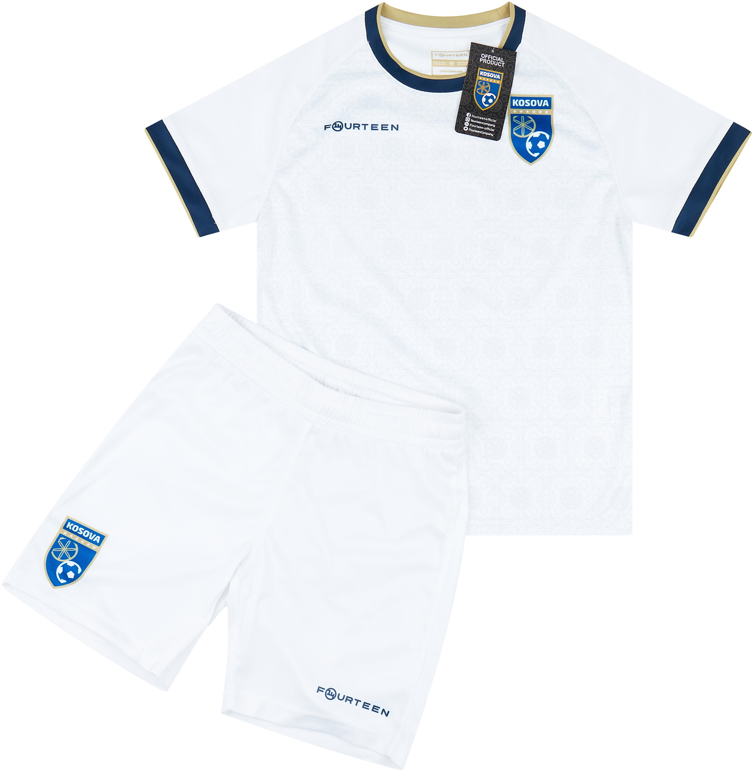 2021-22 Kosovo Away Shirt & Shorts Kit KIDS