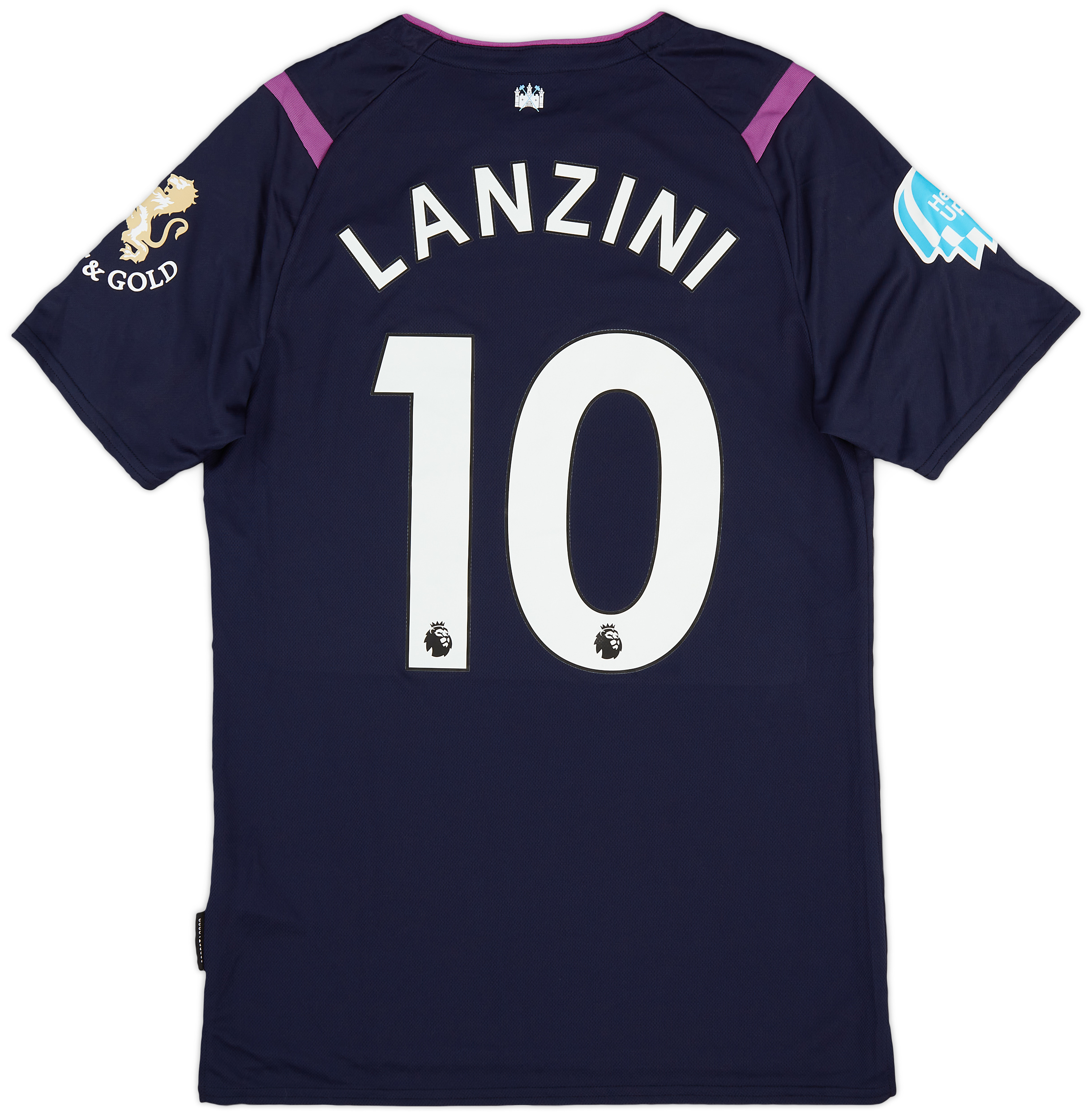 2019-20 West Ham Match Issue Third Shirt Lanzini #10 - (S) 