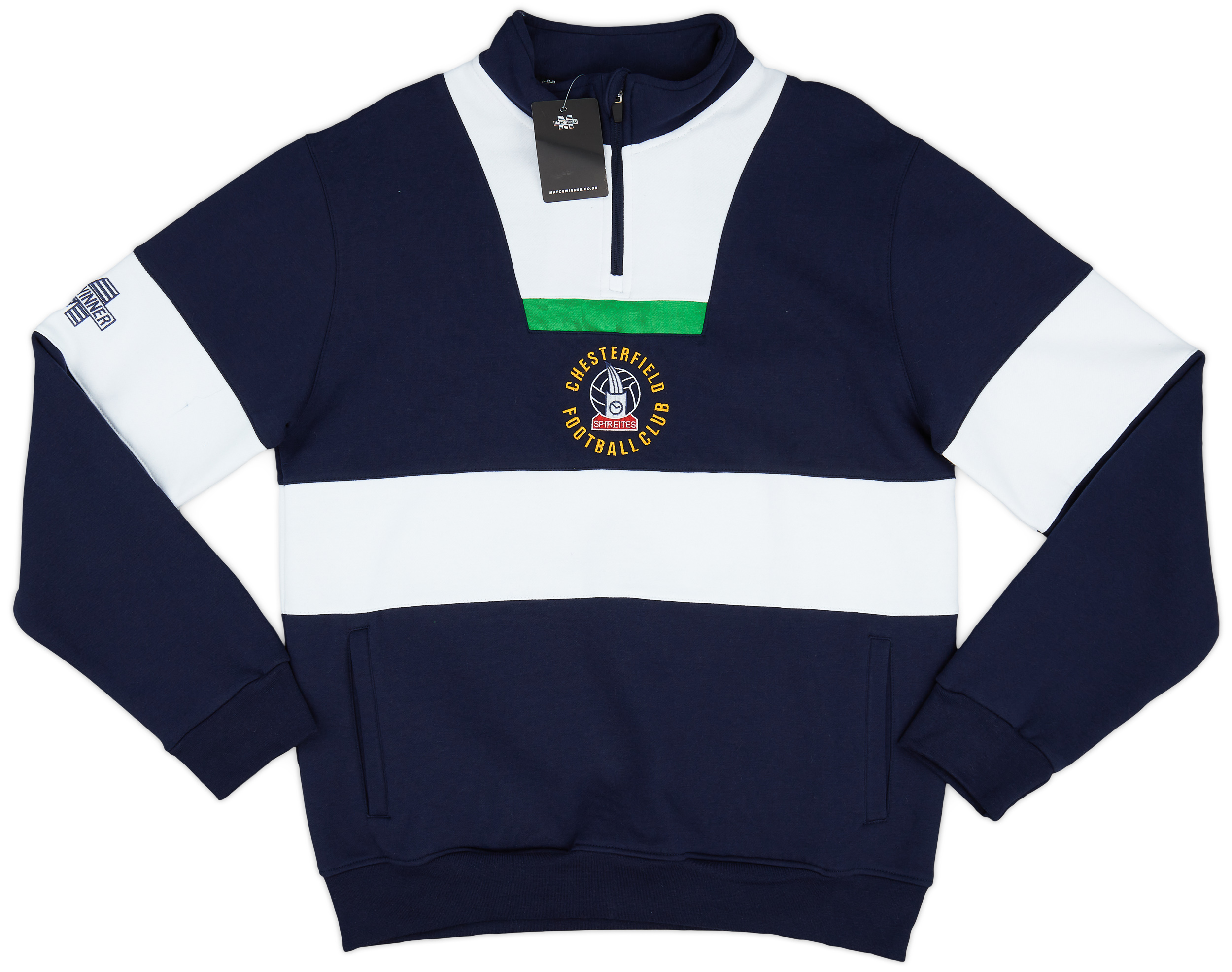 199496 Chesterfield Matchwinner Reissue 1/4 Zip Sweat Top