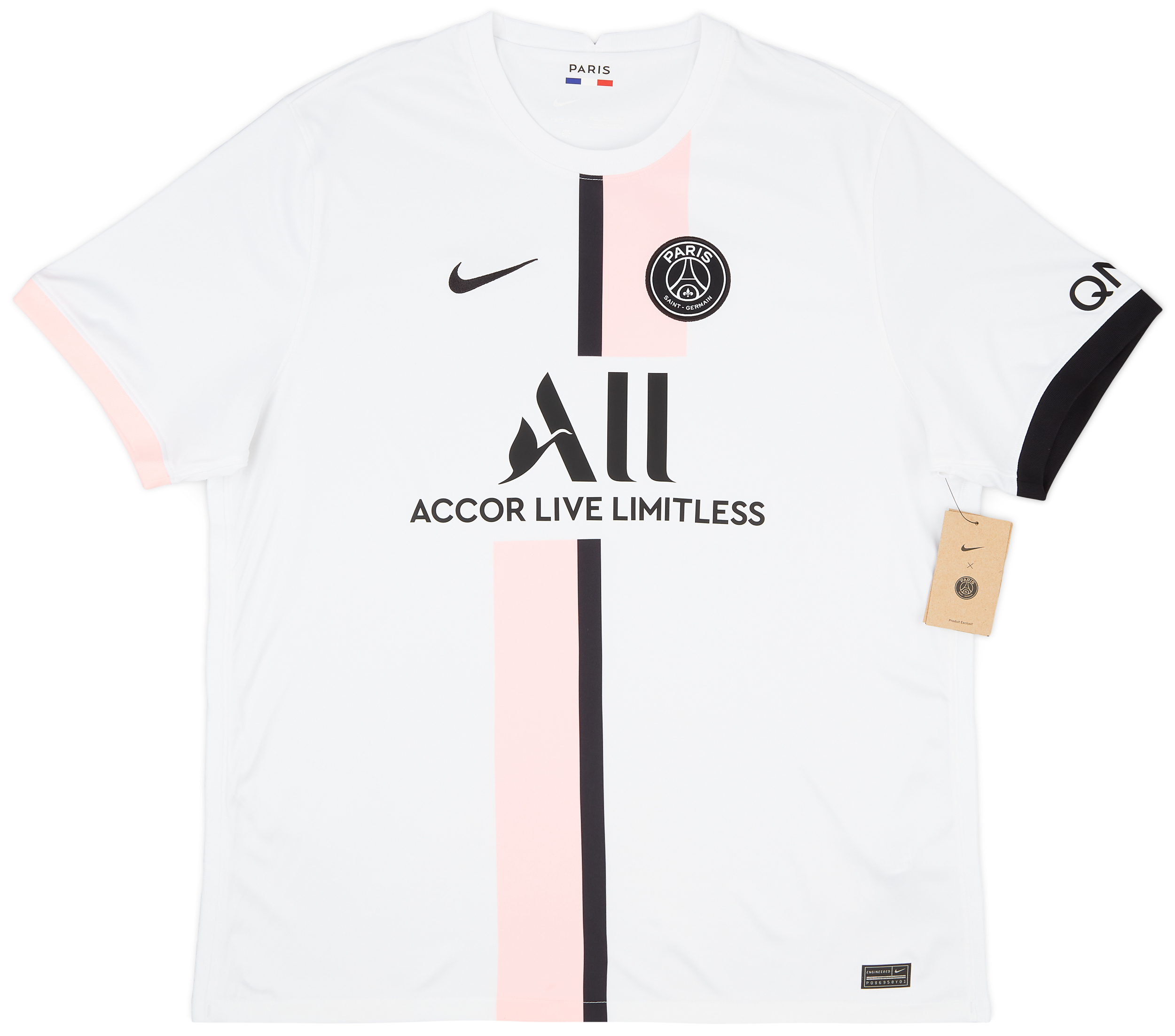 2021-22 Paris Saint-Germain Away Shirt - NEW - (XXL) 2021-22 Paris Saint-Germain Away Shirt - NEW - (XXL)