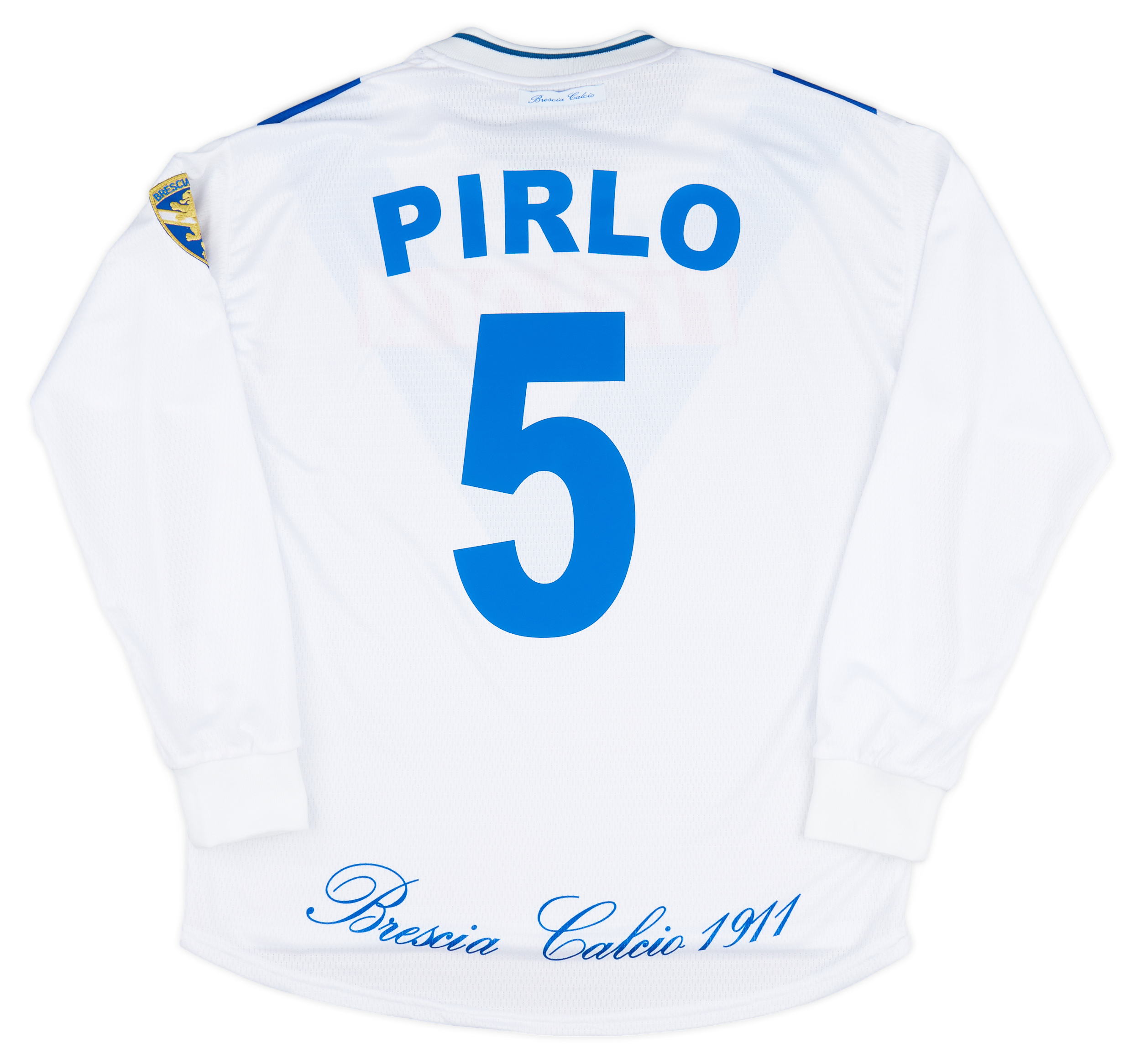 2000-01 Brescia Garman Reissue Away L/S Shirt Pirlo #5
