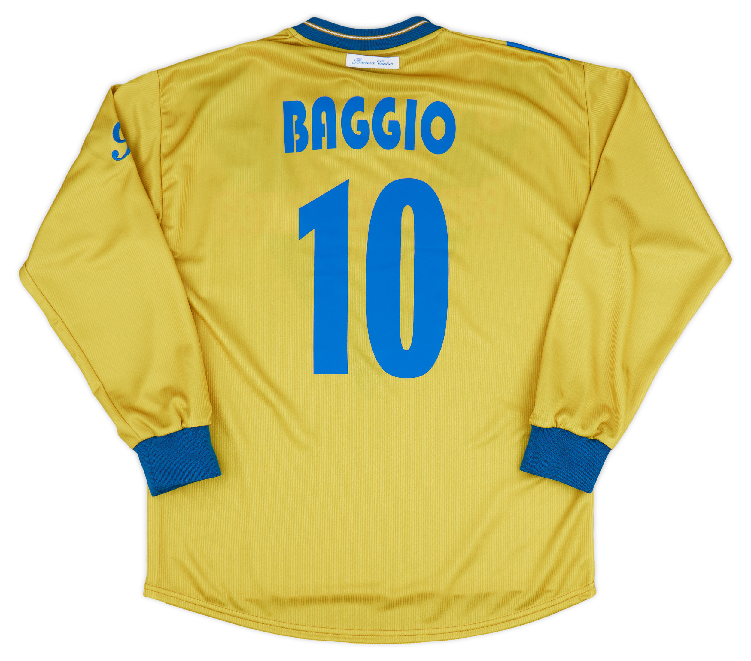 2001-02 Brescia Garman Reissue Third L/S Shirt Baggio #10 2001-02 Brescia Garman Reissue Third L/S Shirt Baggio #10