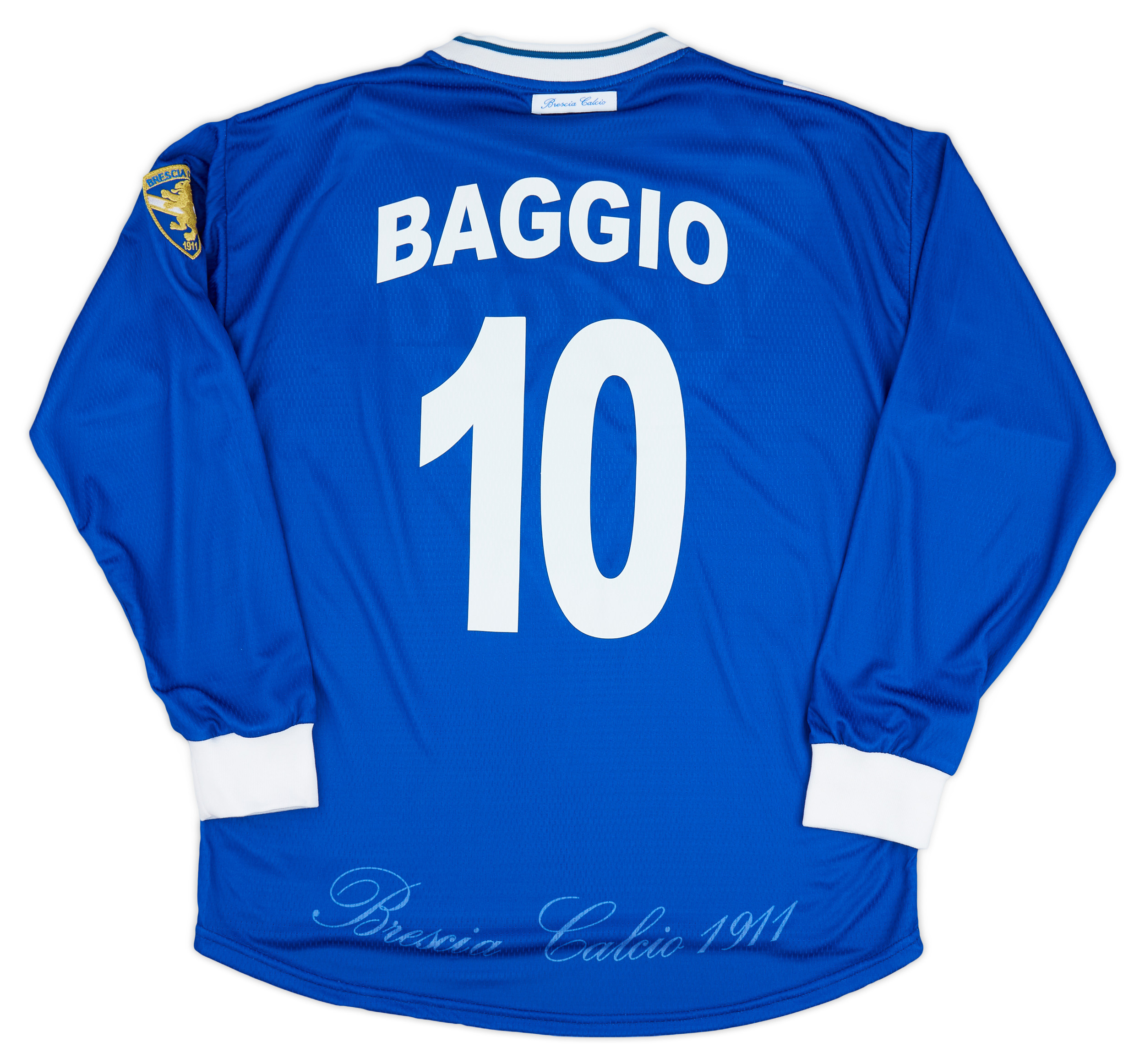 2000-01 Brescia Garman Reissue Home L/S Shirt Baggio #10 2000-01 Brescia Garman Reissue Home L/S Shirt Baggio #10