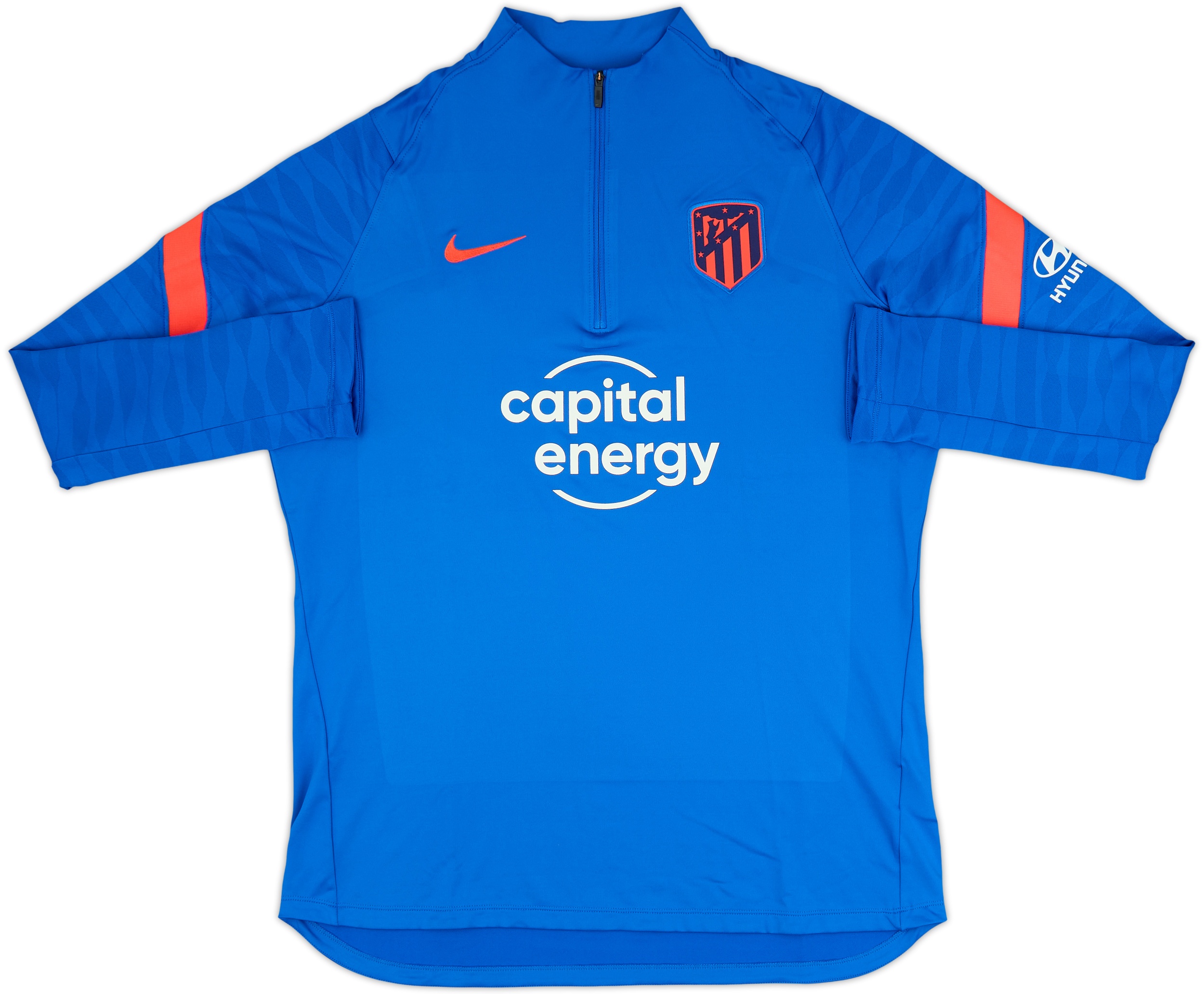 新品タグ付き　Nike Atlético Madrid ユニフォームXL 2021-22 Atletico Madrid Nike 1/4 Zip Training Top - As New - (XL)