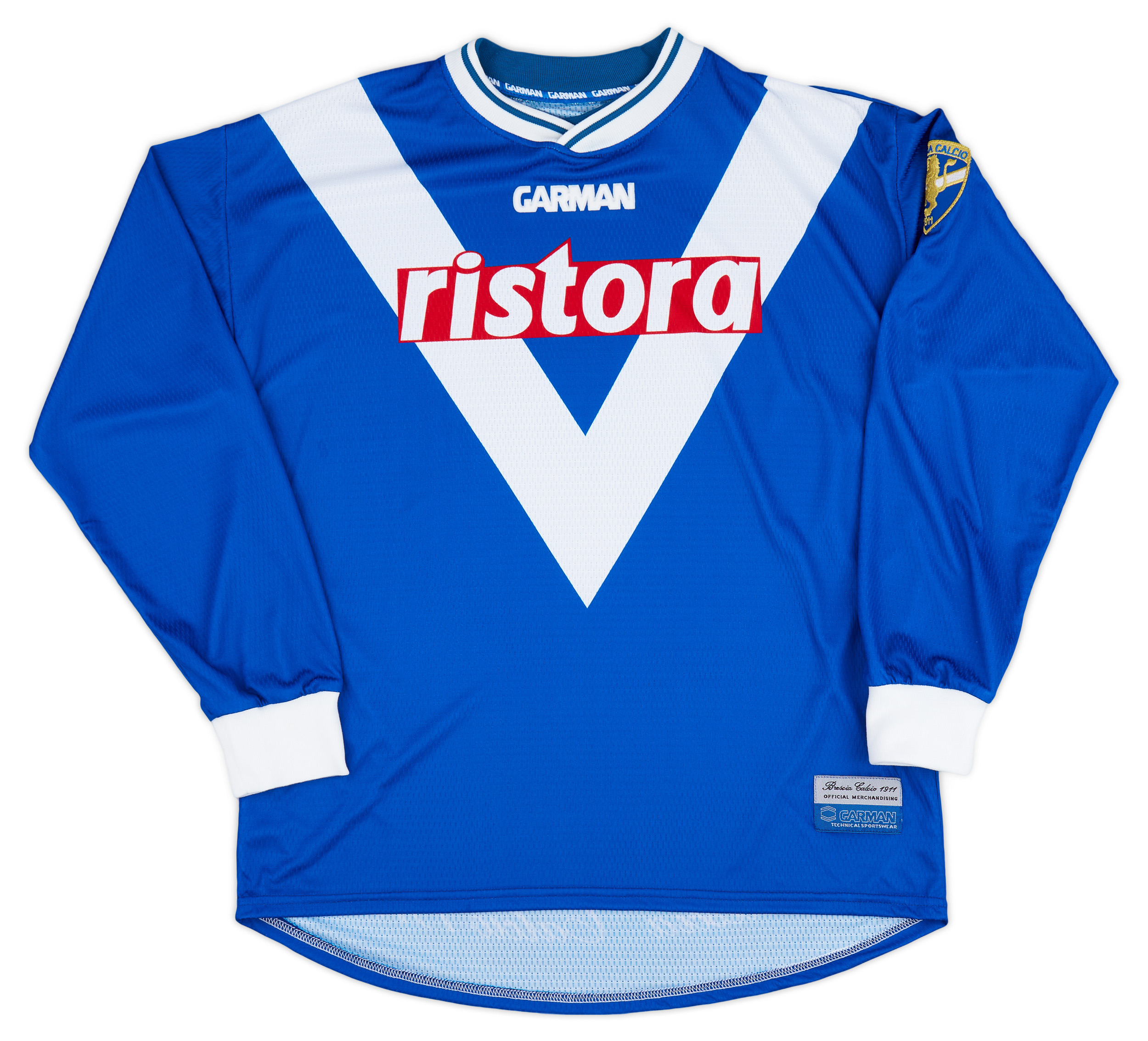 2000-01 Brescia Garman Reissue Home L/S Shirt Baggio #10 2000-01 Brescia Garman Reissue Home L/S Shirt Baggio #10