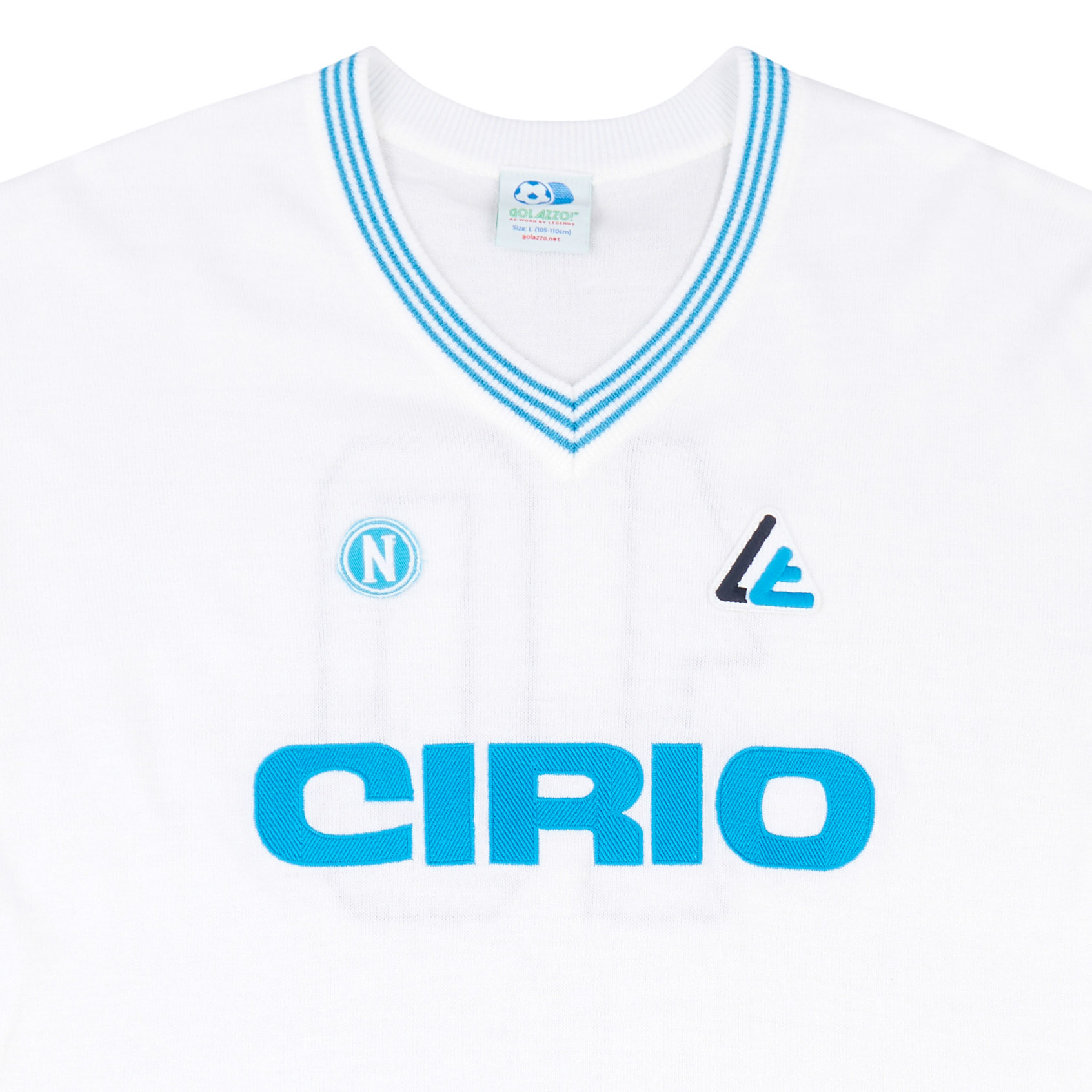 1984-85 Napoli Linea Time-Reissue Away L/S Shirt #10 1984-85 Napoli Linea Time-Reissue Away L/S Shirt #10