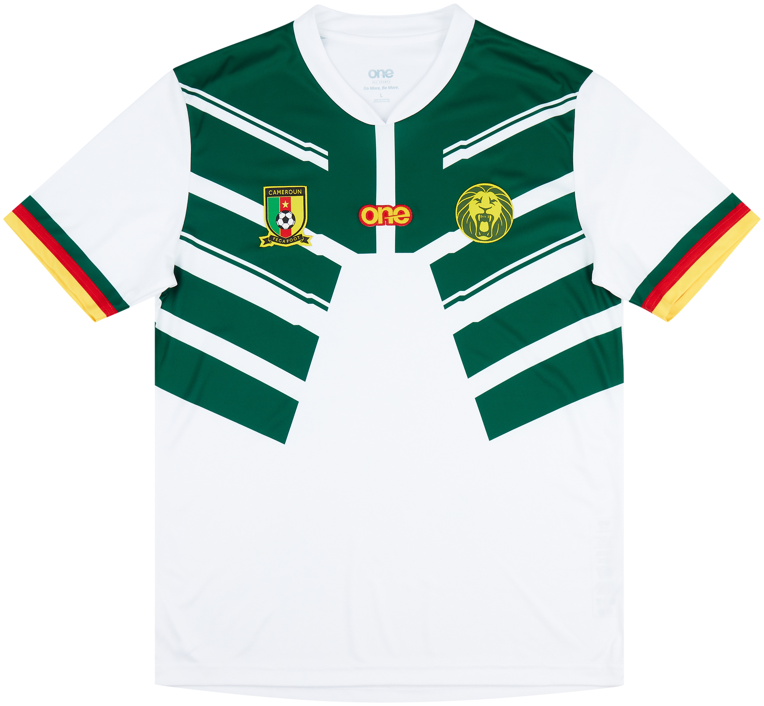 CAMEROUN サッカーシャツ 緑 Vネック w623023cam034l-