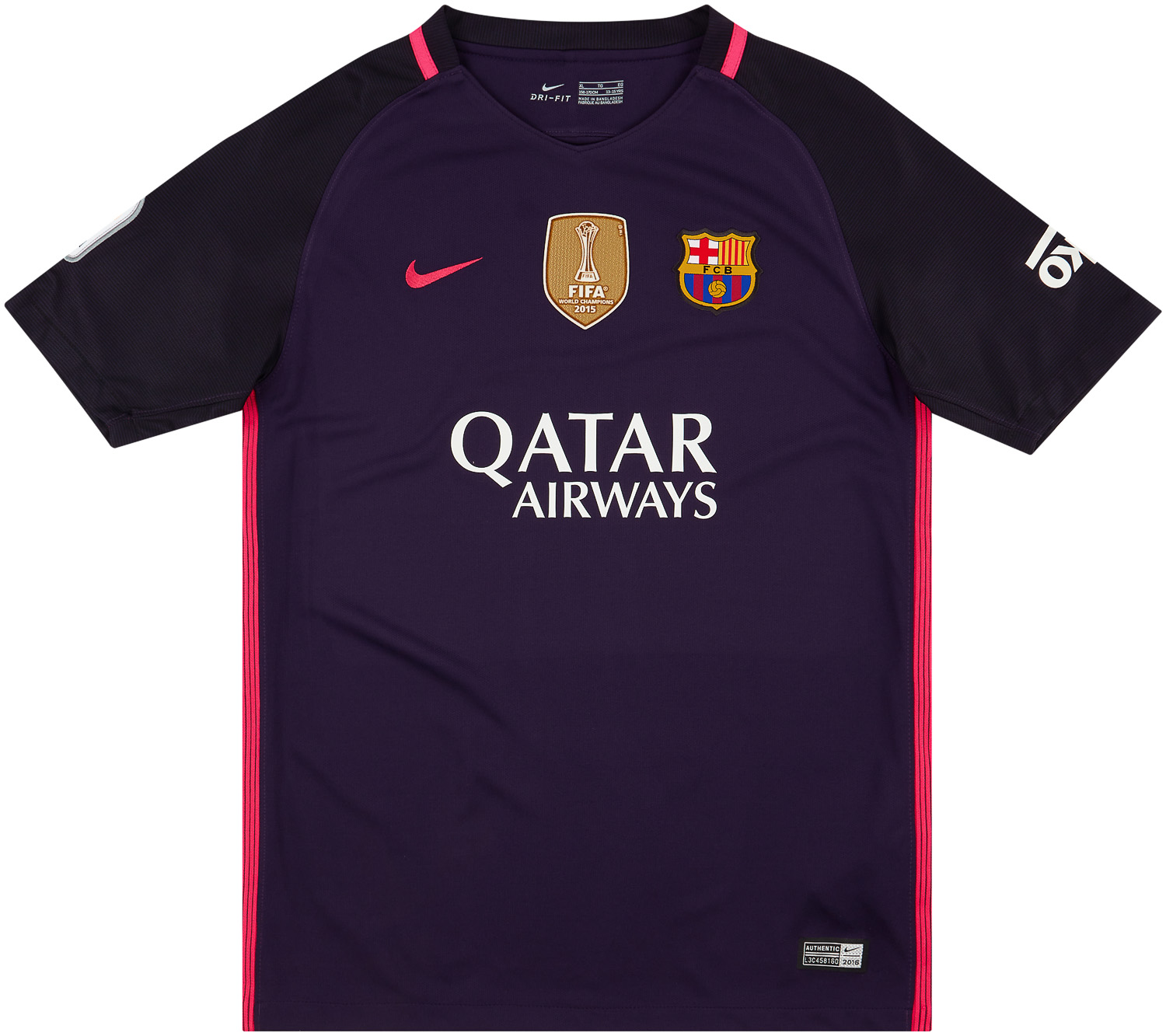 2016-17 Barcelona Away Shirt Neymar Jr #11 (XS.Kids)