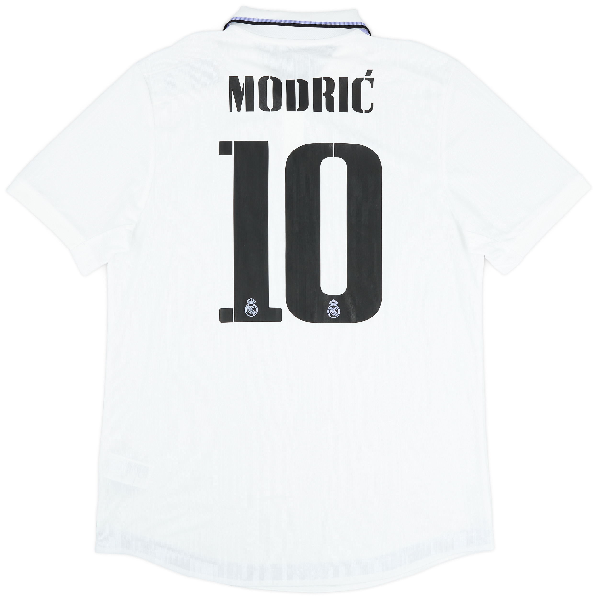Real Madrid MODRIĆ 10 ホワイトシャツ値下げあり 2023-24 Real Madrid Authentic Home CL Shirt Modric #10