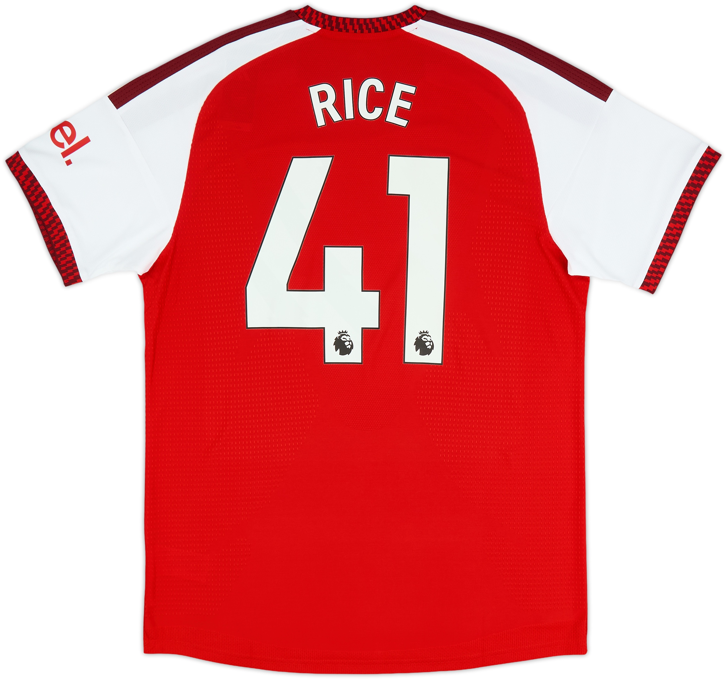 2026-27 Arsenal Authentic Home Shirt Rice #41 - with Champions Patch