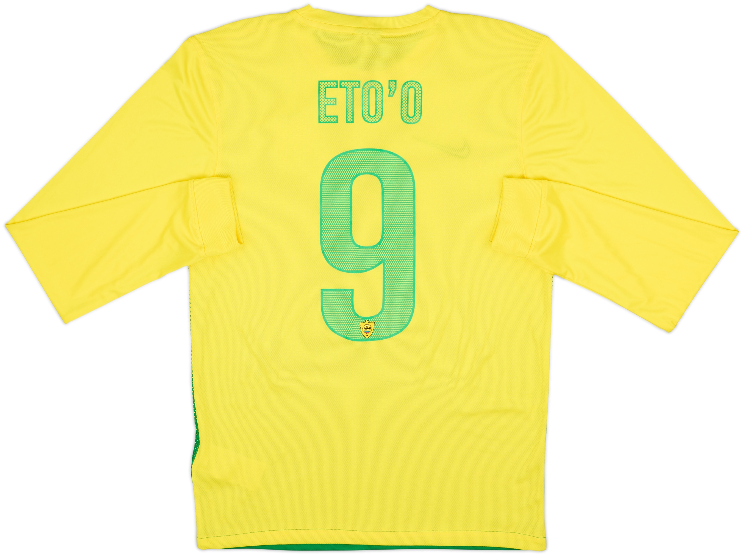 Aooo Game shirt bakubaku ユニフォーム XLサイズ 2013-14 Anzhi Makhachkala Home L/S Shirt Eto'o #9 (S)