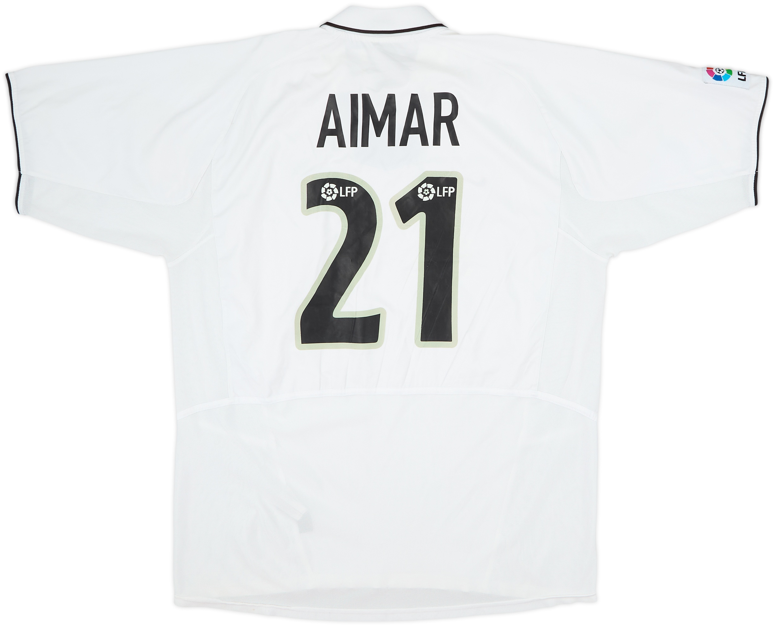 2002-03 Valencia Home Shirt Aimar #21 - 3/10 - (XL)