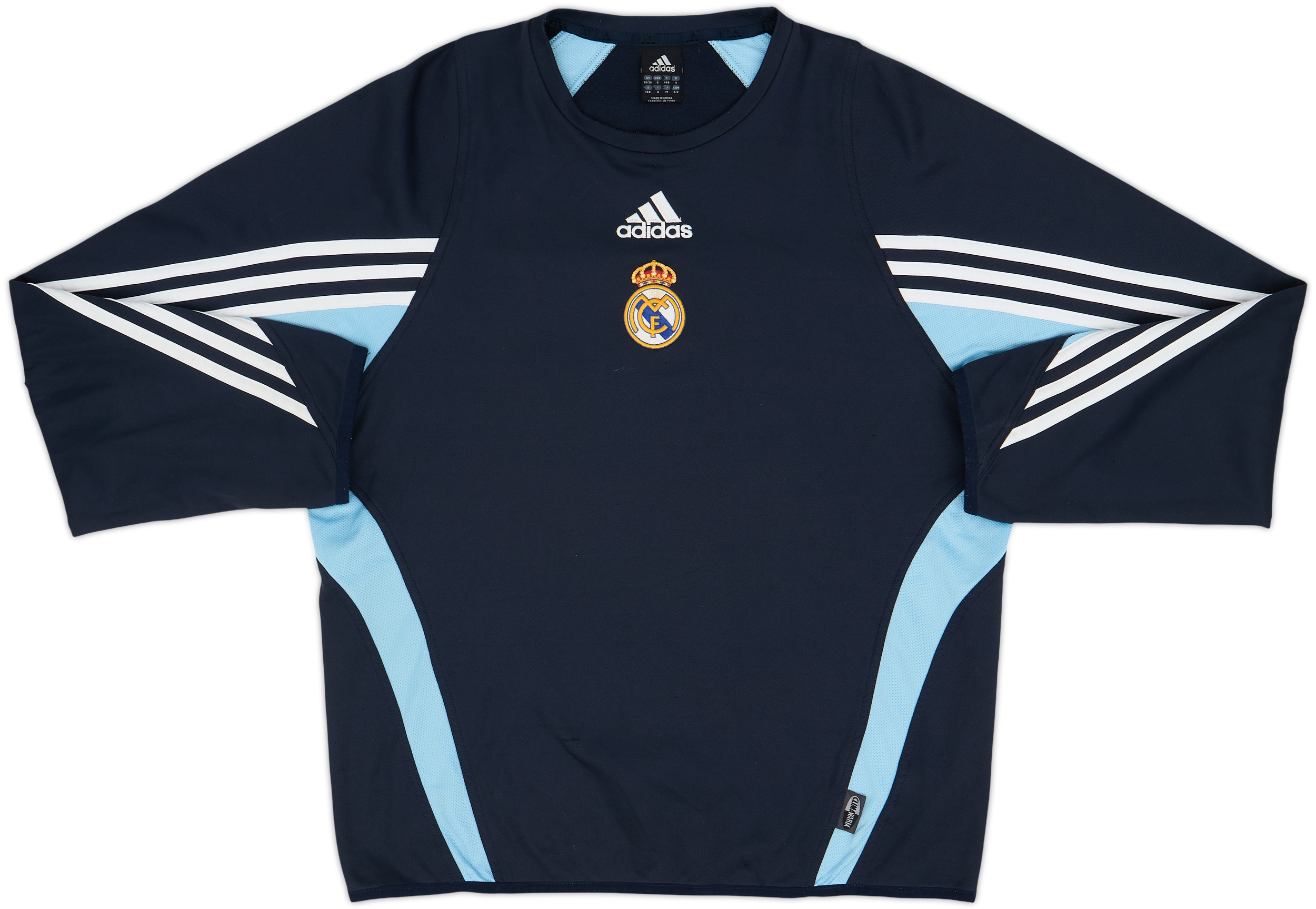 2003-04 Real Madrid adidas Sweat Top - 8/10 - (S)