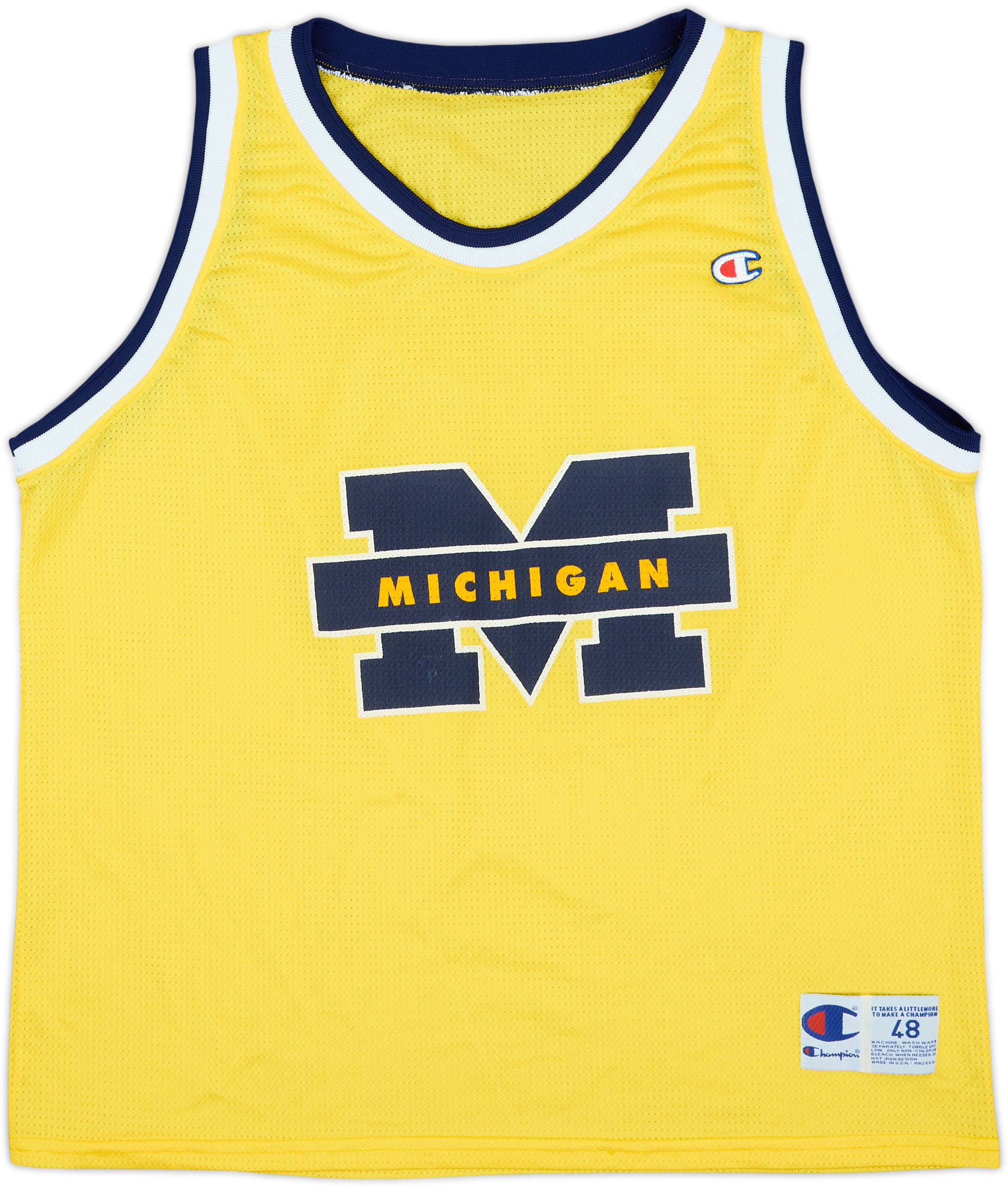 1990s Michigan Wolverines Champion Alternate Jersey - 9/10 - (XL)