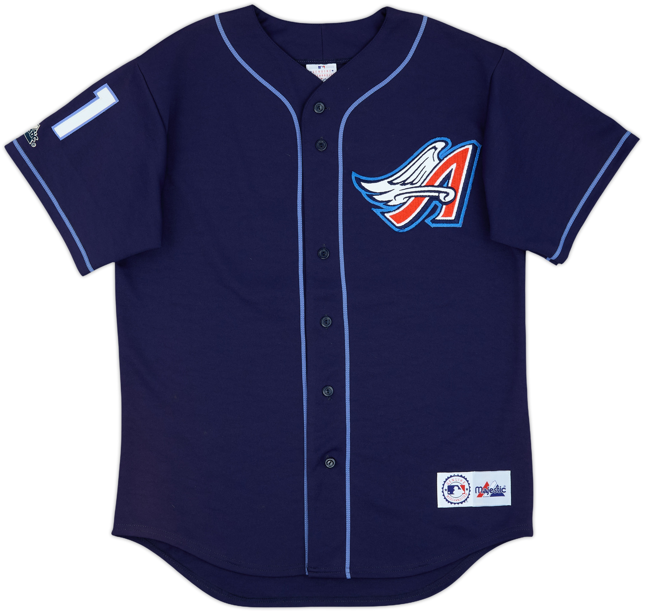 1998-99 Anaheim Angels Hasegawa #21 Majestic Alternate Jersey - 8