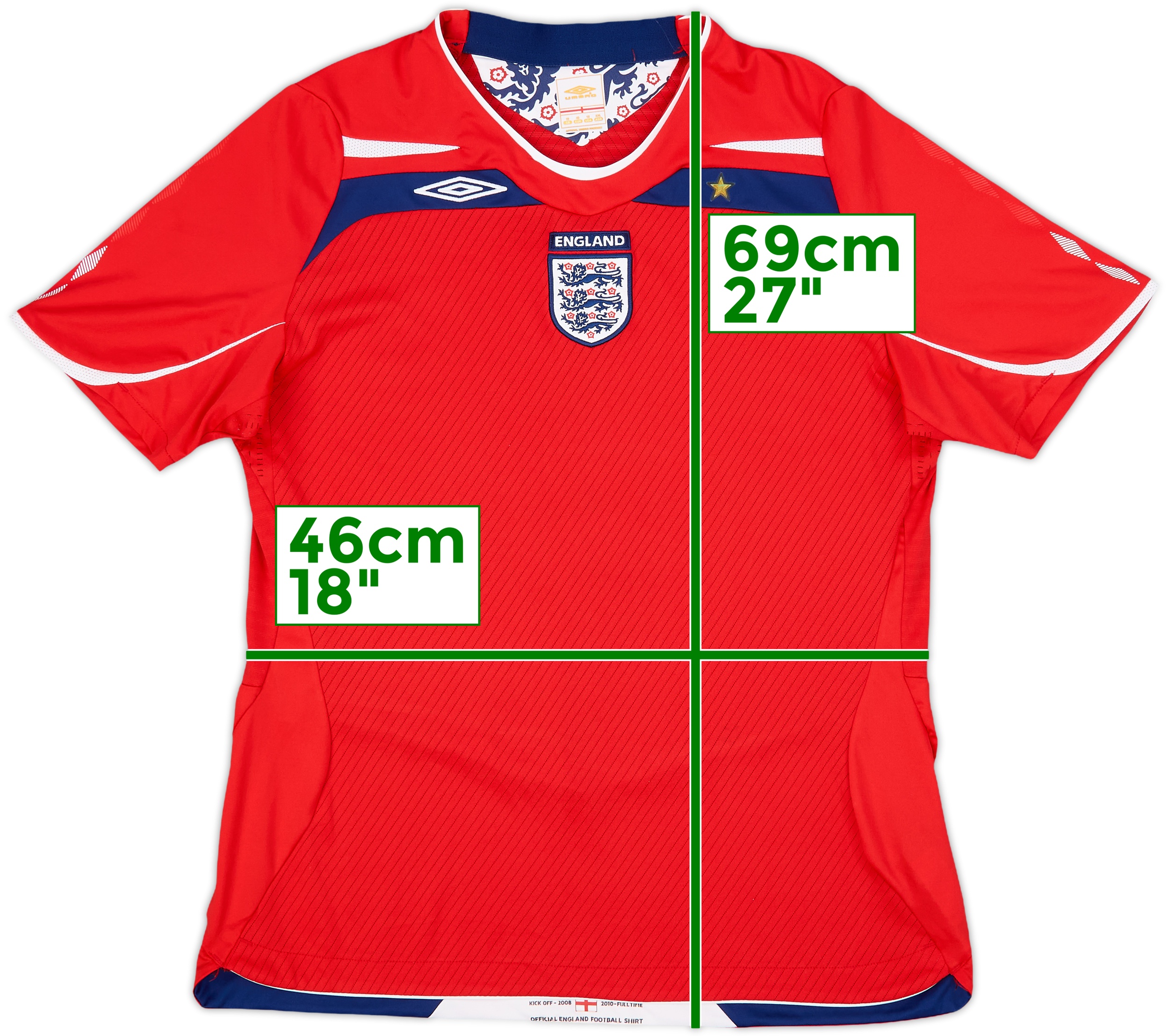 2008-10 England Away Shirt - 8/10 - (Women's XL)
