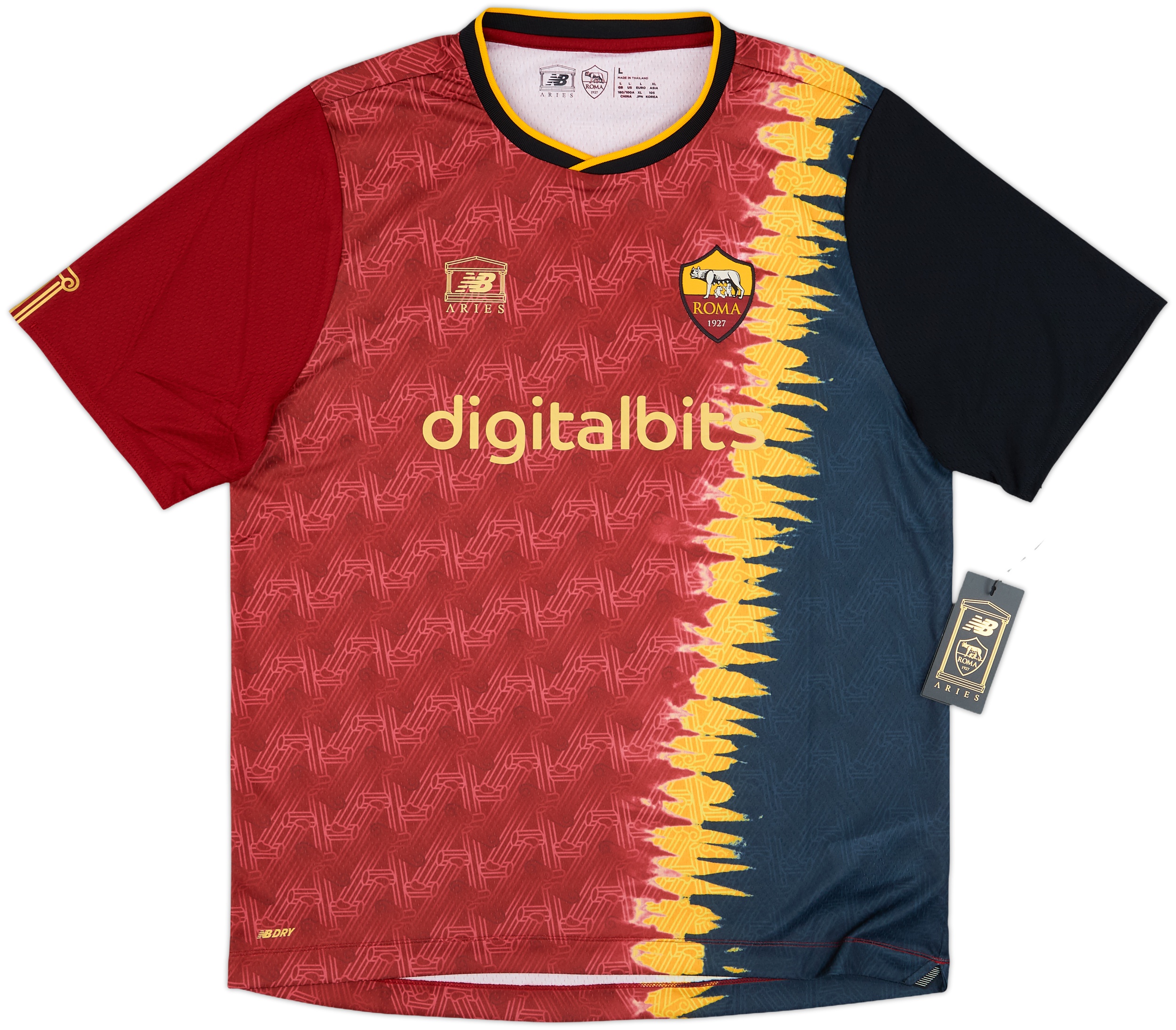 AS Roma 2022-2023 XL シャツ AS ROMA HOME JERSEY 2022 2023 | Foot Star