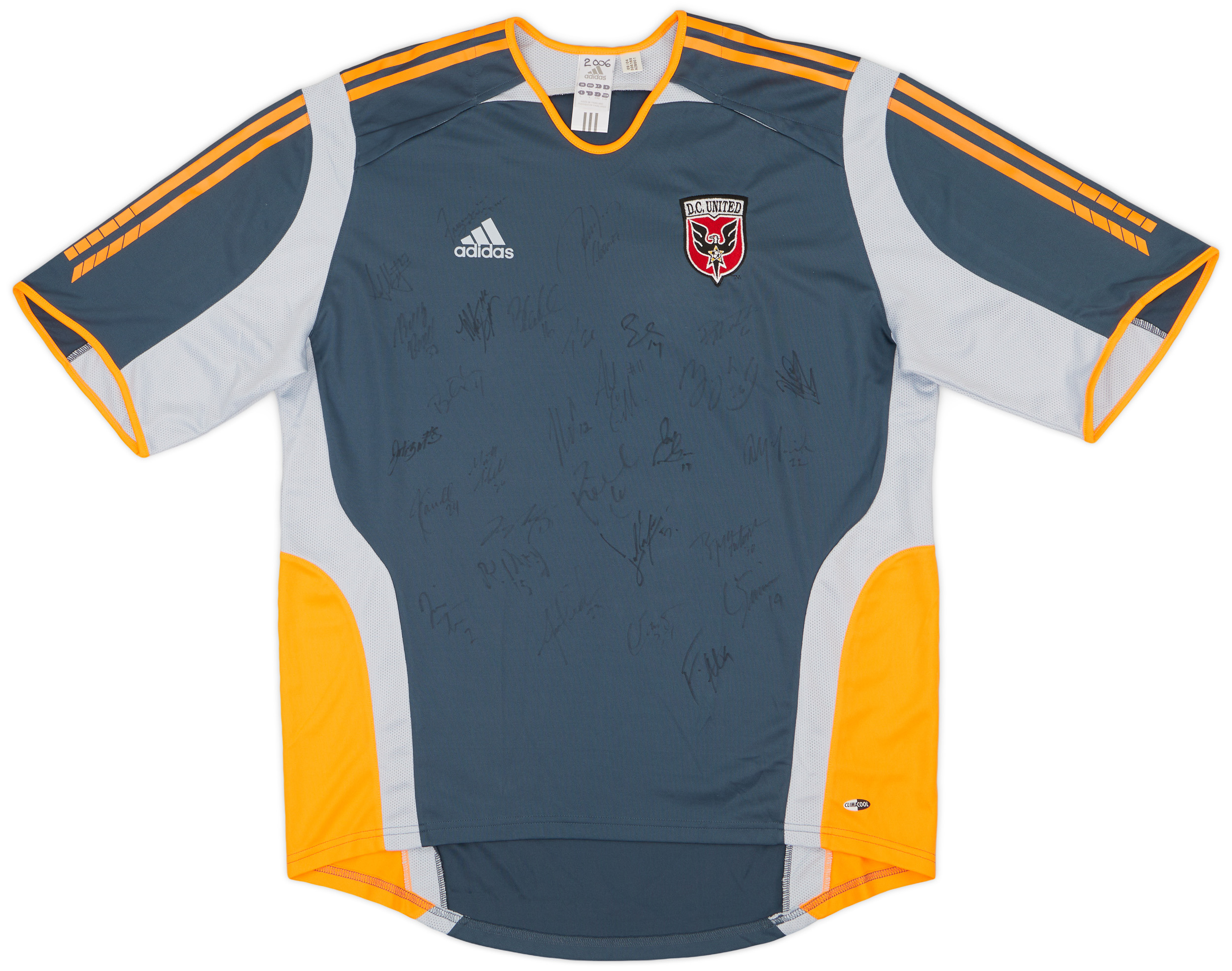 2004-05 DC United adidas Squad Signed Training Shirt - 10/10 - (L)