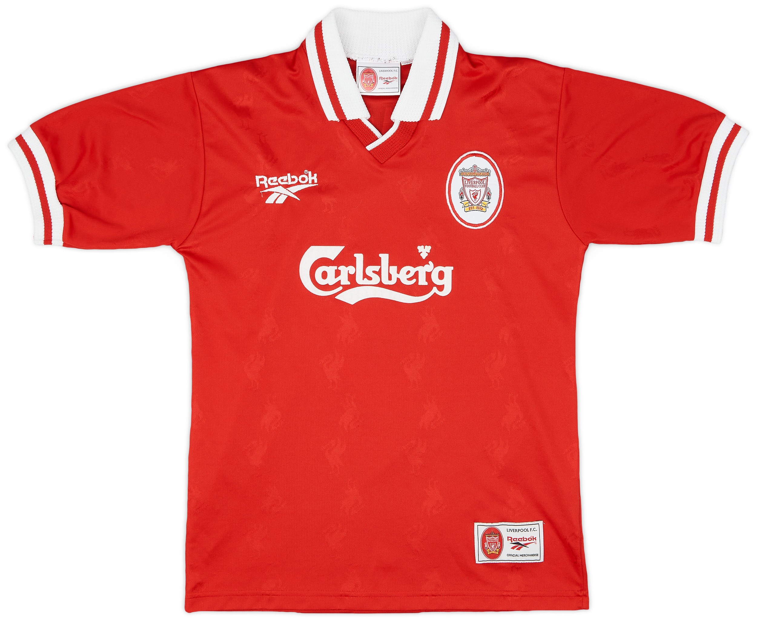 1996-98 Liverpool Home Shirt Fowler #9 9/10 (Y)