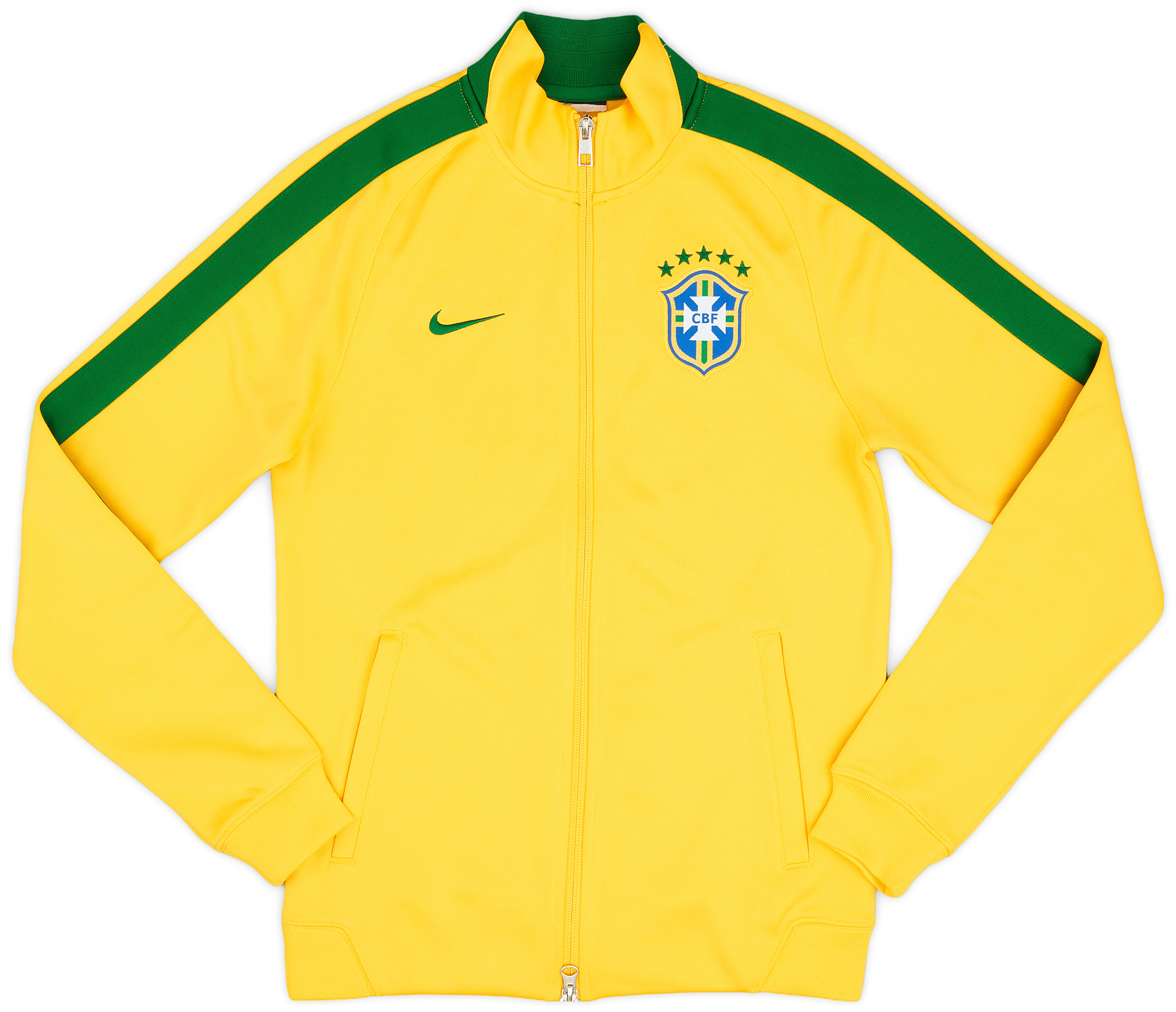 2014-15 Brazil Nike Track Jacket - 8/10 - (S)