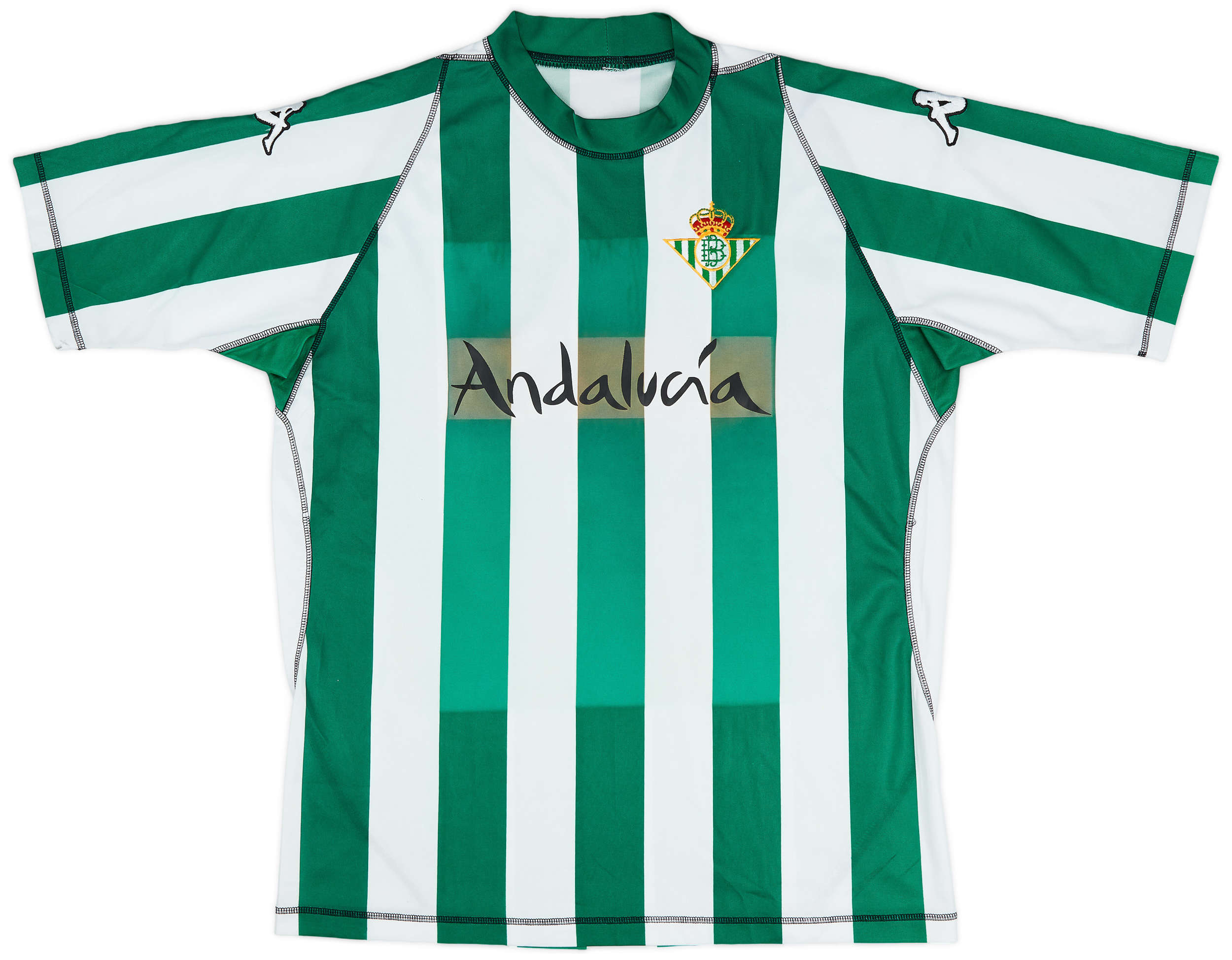 Maillot Vintage Real Betis 2003-2004 - Kappa Taille XL N°12 Belenguer - Collector Football