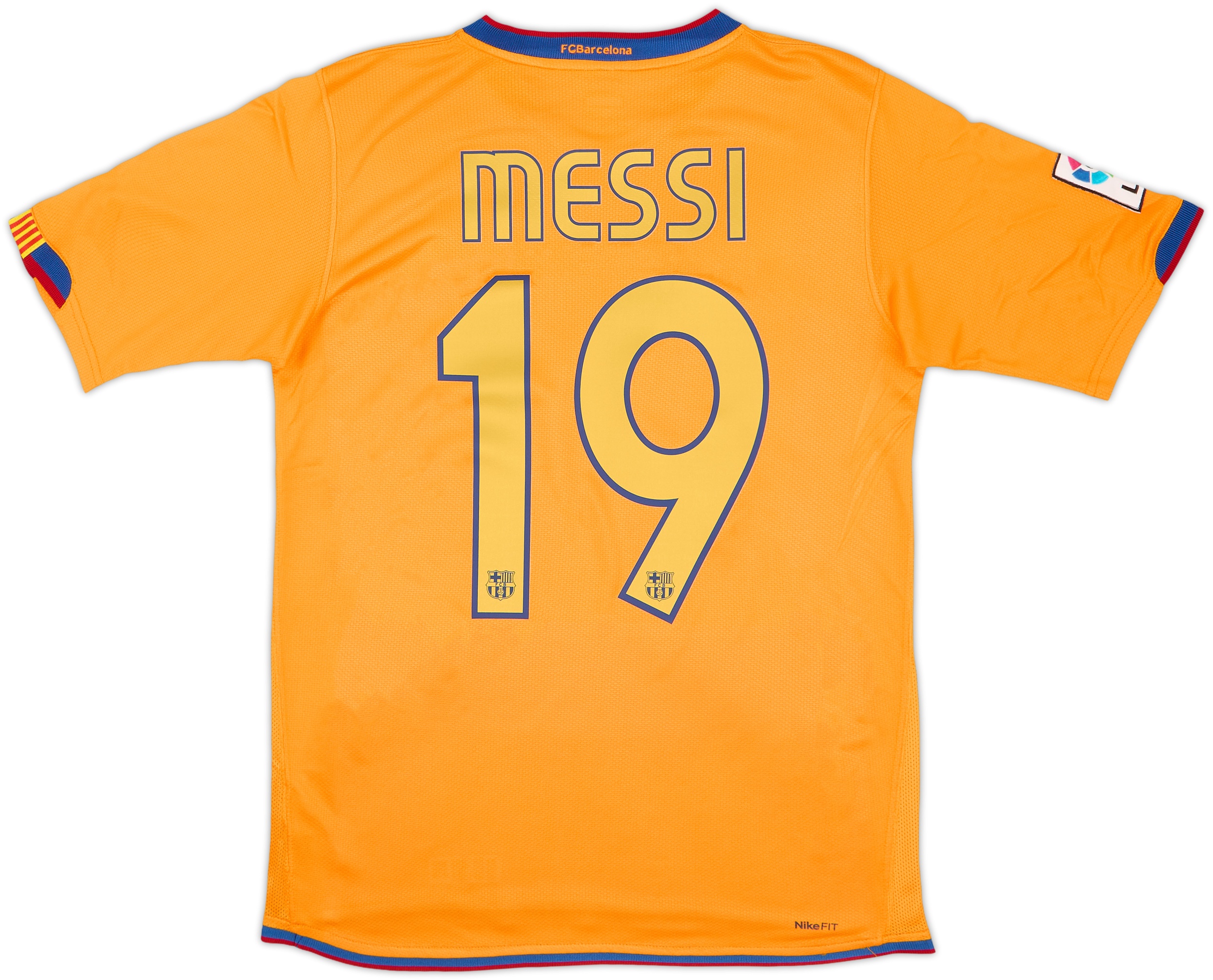 2006-08 Barcelona Away Shirt Messi #19 - 9/10 - (XL.Boys)