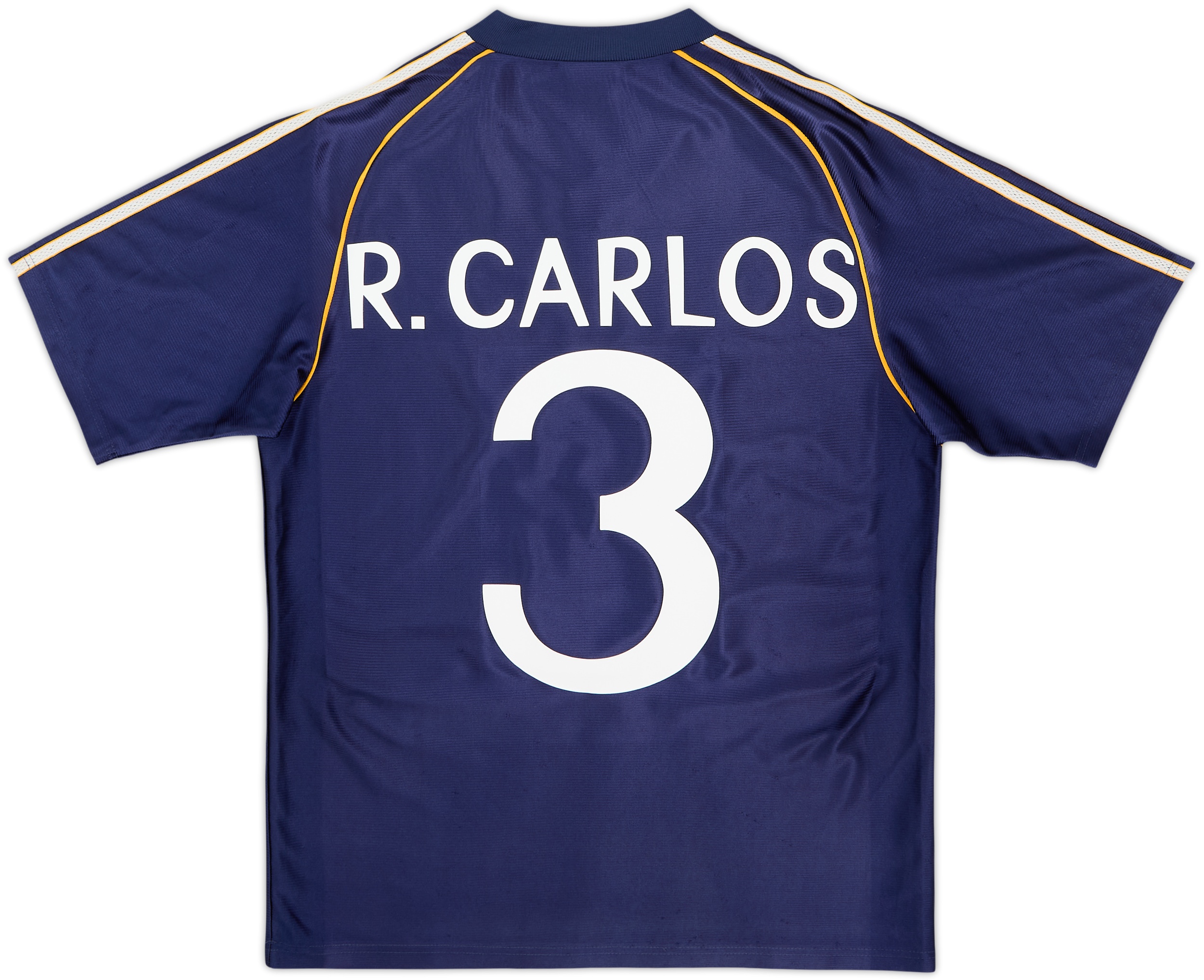 1998-99 Real Madrid Third Shirt R.Carlos #3 - 7/10 - (XL.Boys)