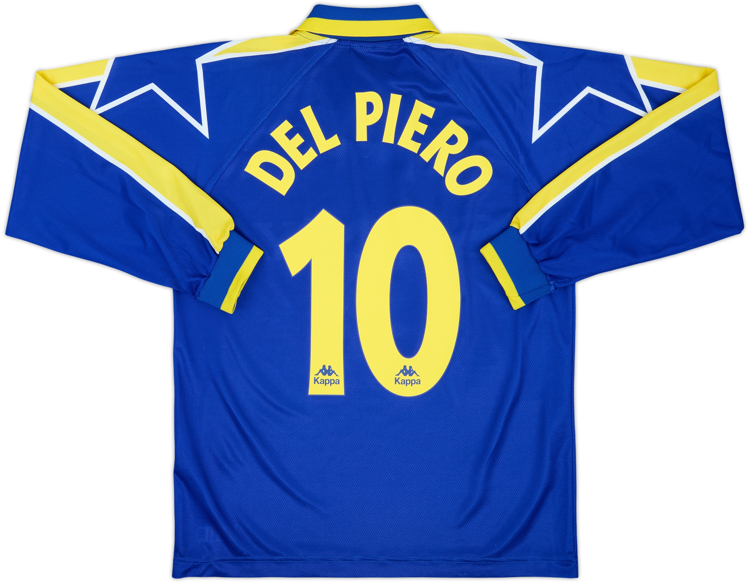 1996-97 Juventus Away L/S Shirt Del Piero #10 - 7/10 - (L)