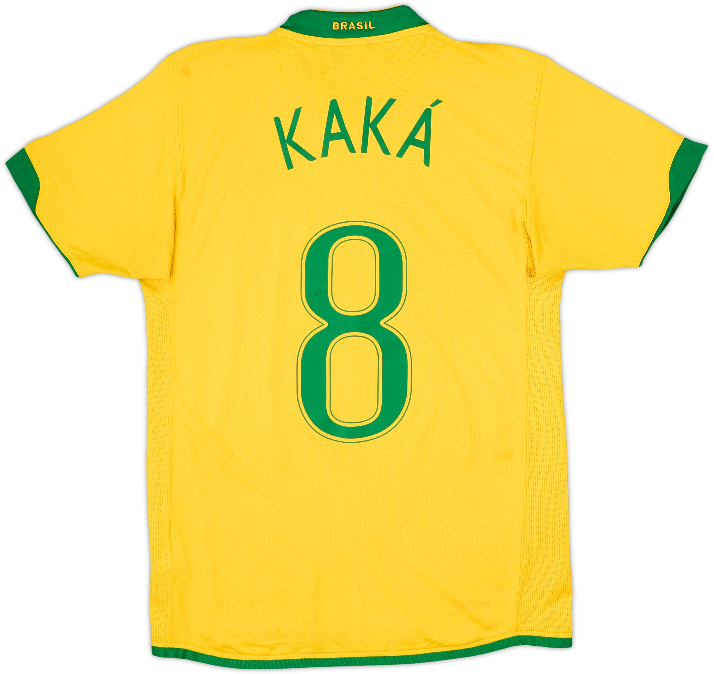 2006-08 Brazil Home Shirt Kaka #8 - 6/10 - (M)