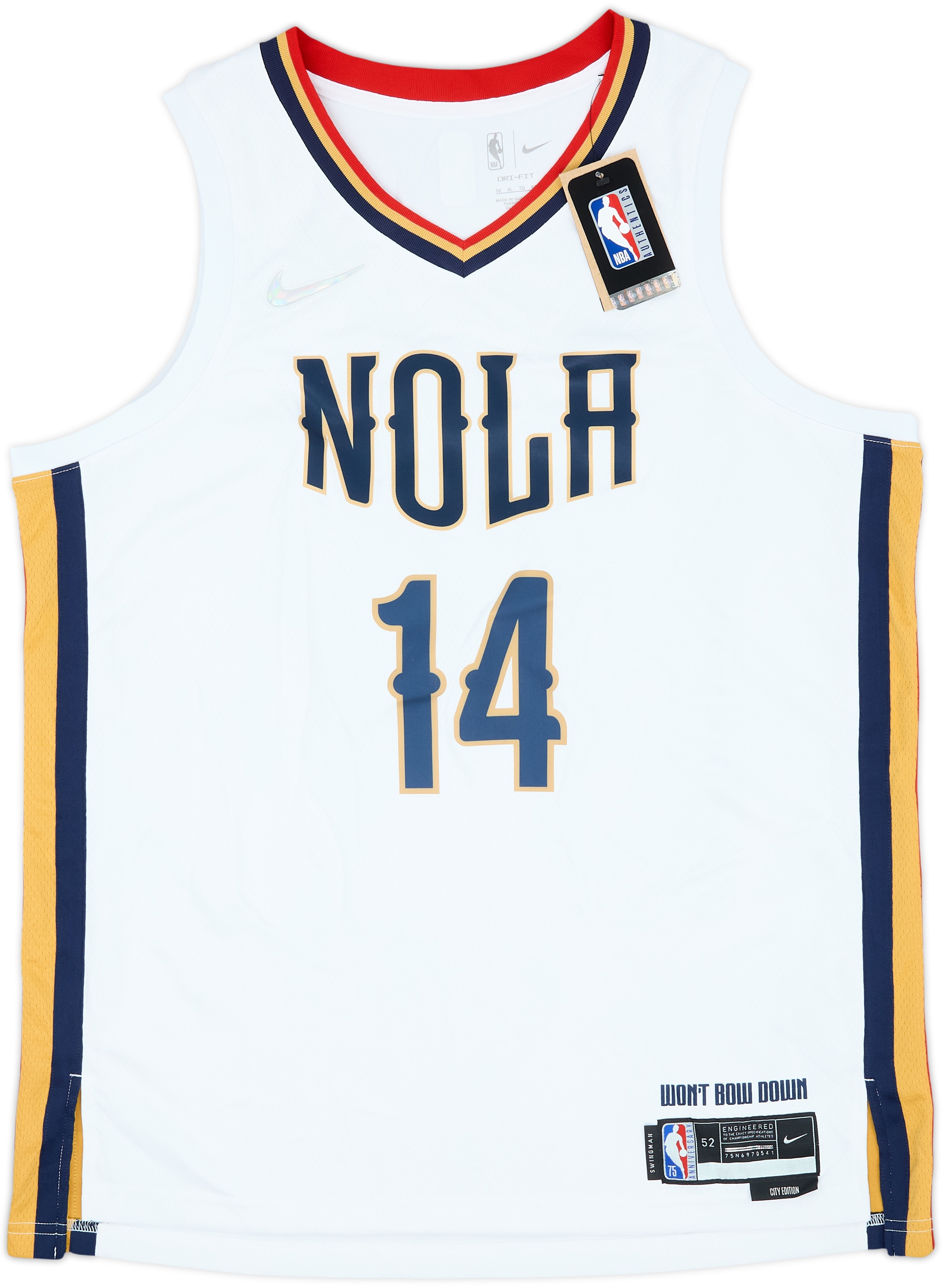 2021-22 New Orleans Pelicans Ingram #14 Nike Swingman Alternate