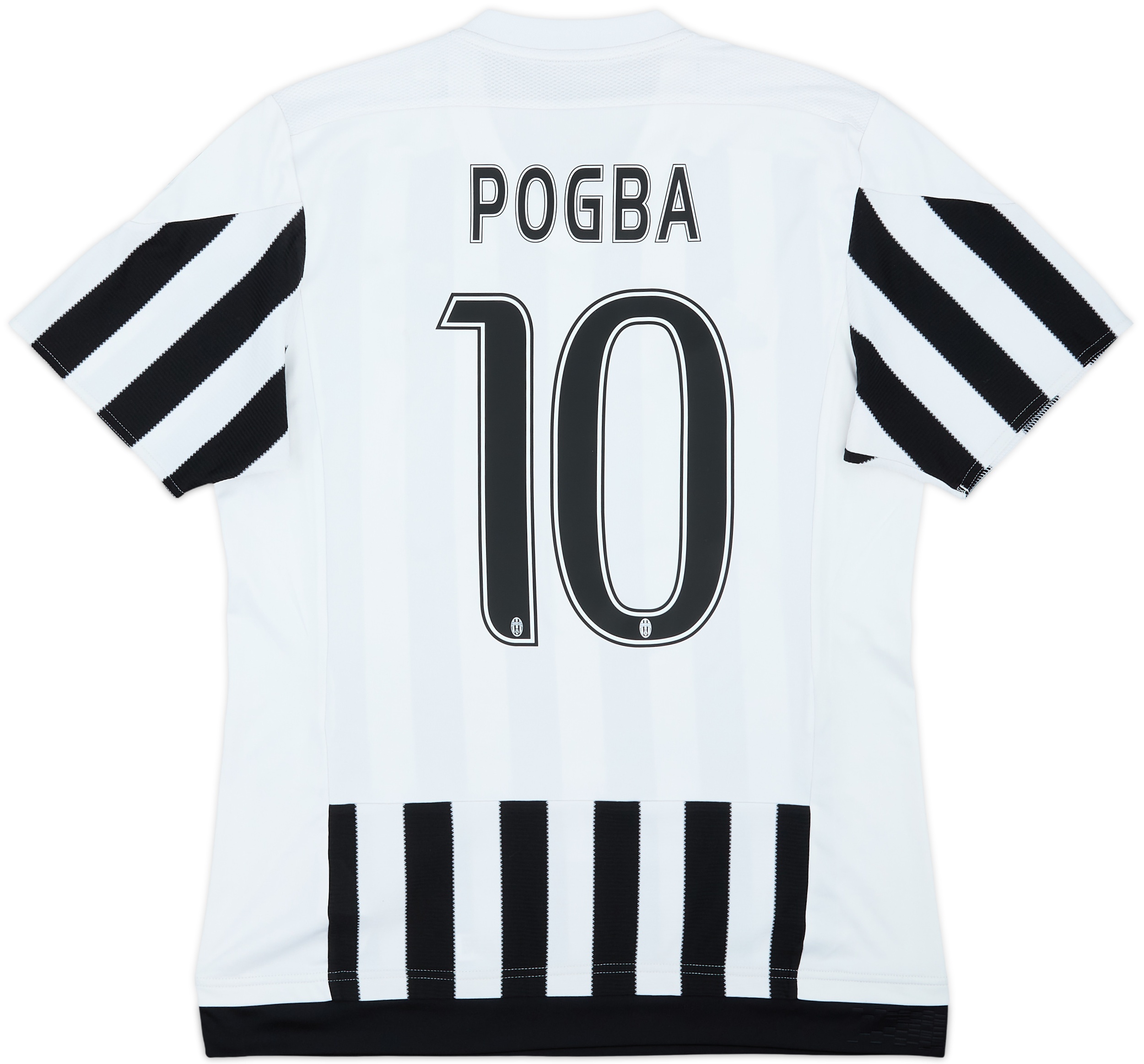 2015-16 Juventus Home Shirt Pogba #10 - 6/10 - (M)