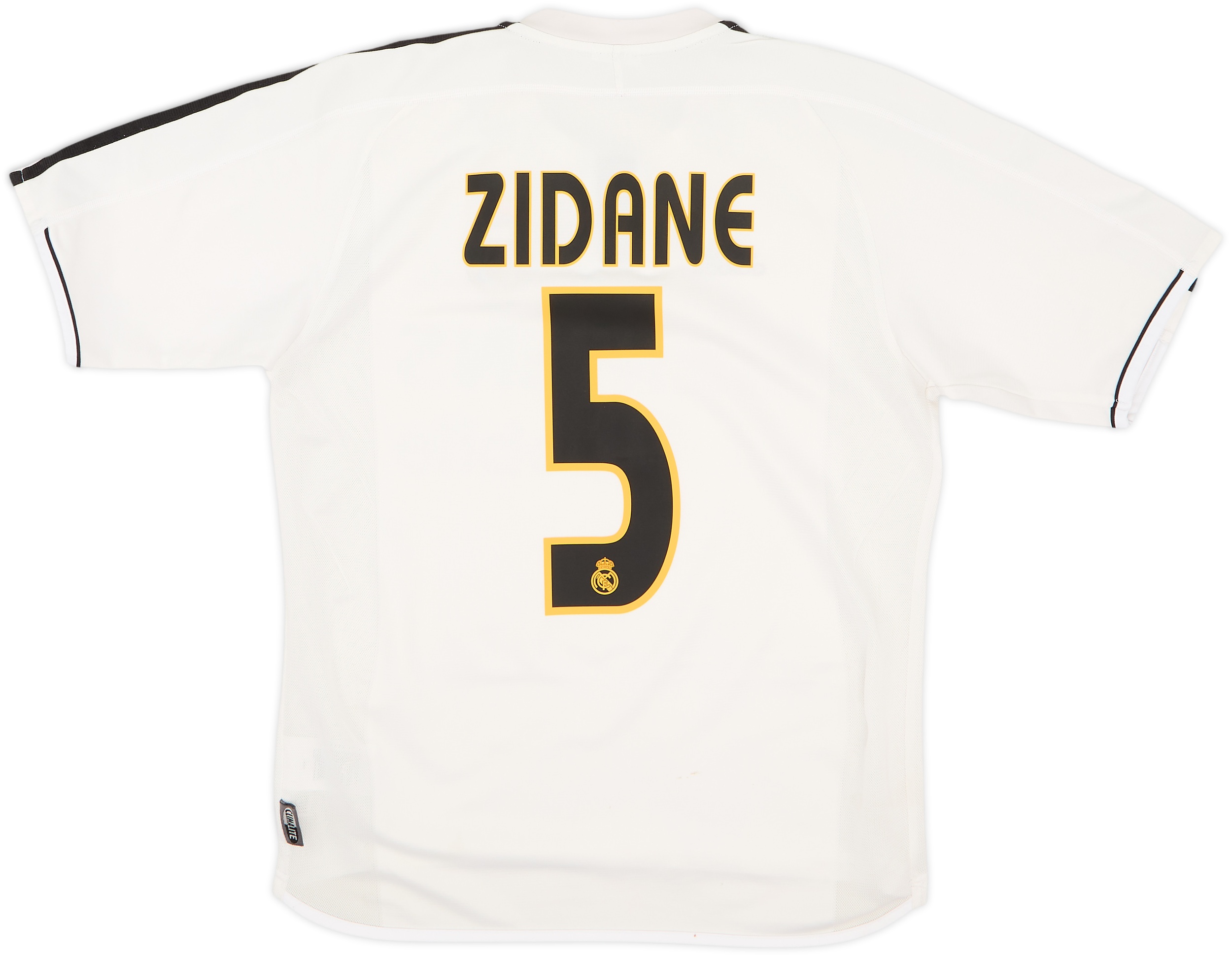 2003-04 Real Madrid Home Shirt Zidane #5 - 5/10 - (XL.Boys)