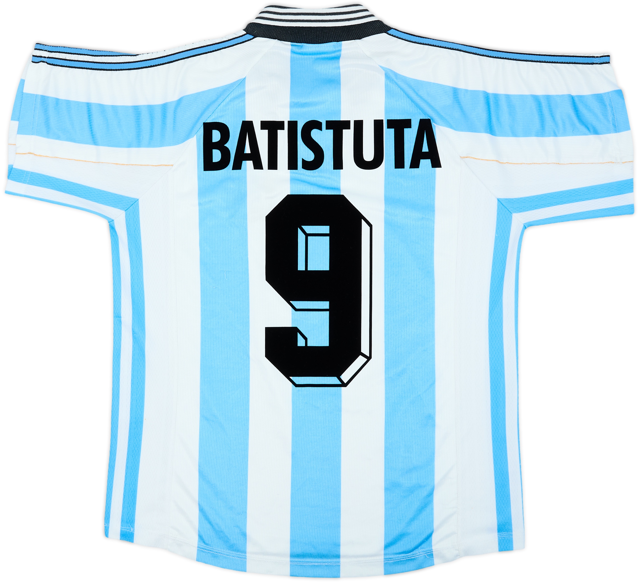 1998-99 Argentina Home Shirt Batistuta #9 - 6/10 - (M)