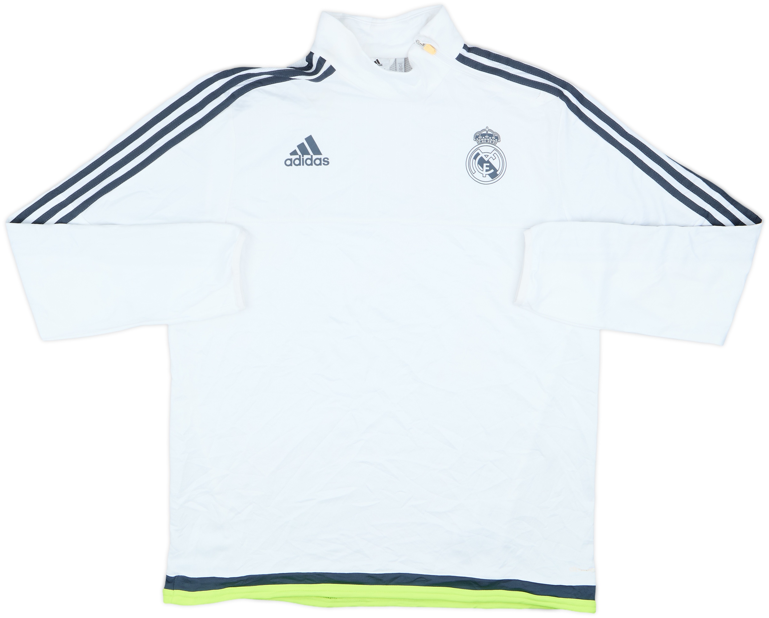 2015-16 Real Madrid adidas 1/4 Zip Training Top - 6/10 - (L)