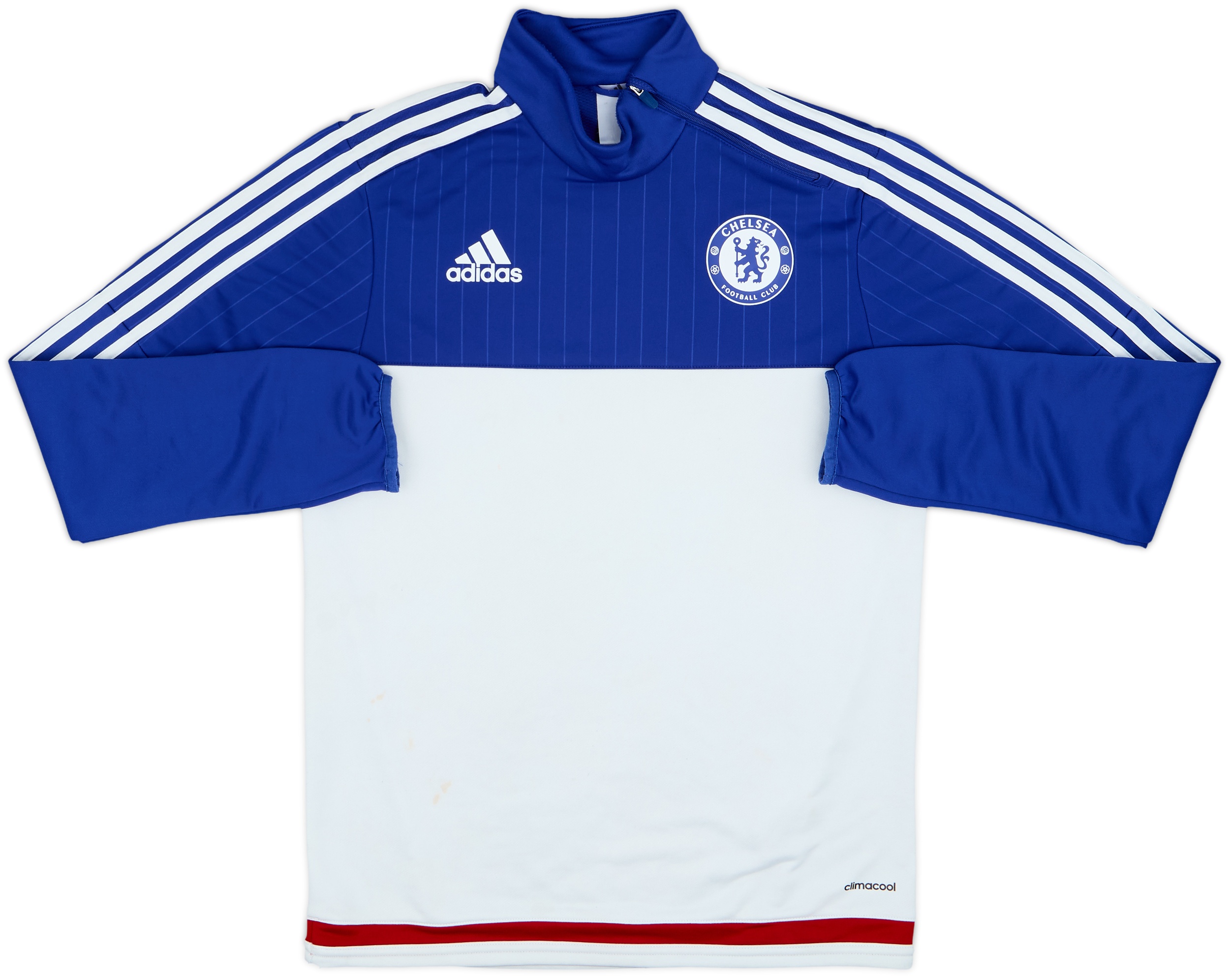 2015-16 Chelsea adidas 1/4 Zip Drill Top - 5/10 - (S) 2015-16 Chelsea adidas 1/4 Zip Drill Top - 5/10 - (S)
