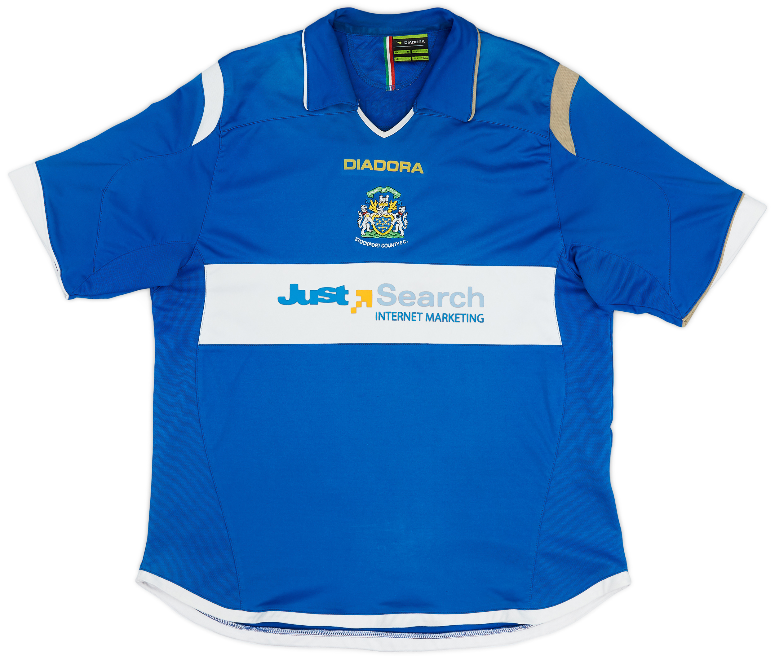 200709 Stockport County Home Shirt 7/10 (L)