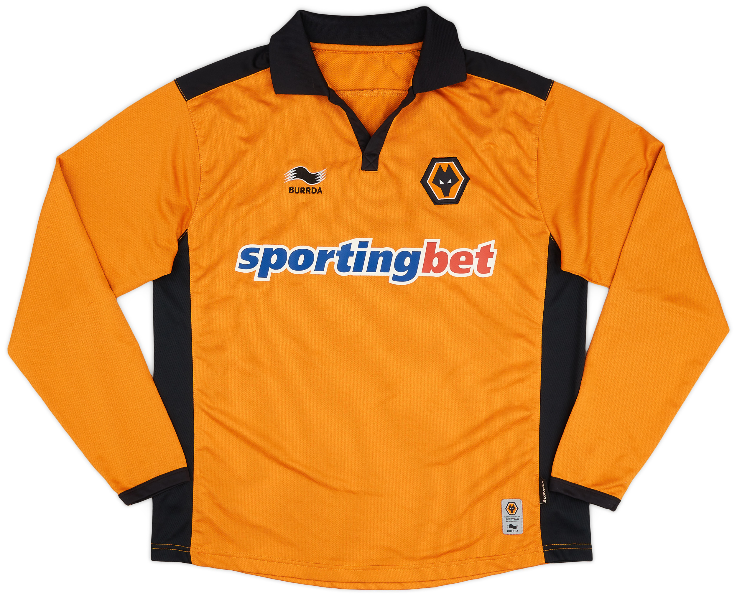 2011 12 Wolves Home L S Shirt 8 10 XL 2010-11-wolves-home-shirt-7-10-xl