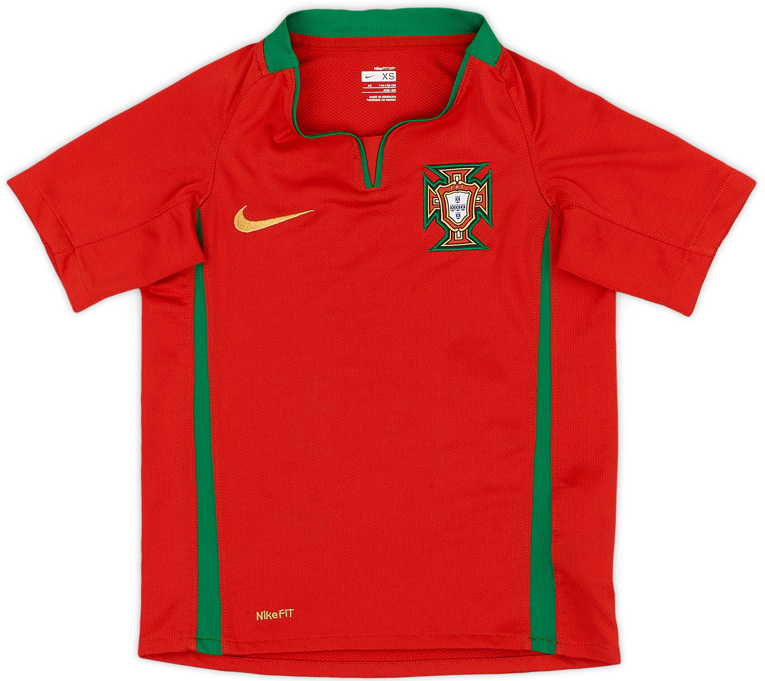 200810 Portugal Home Shirt 9/10 (XS.Boys)