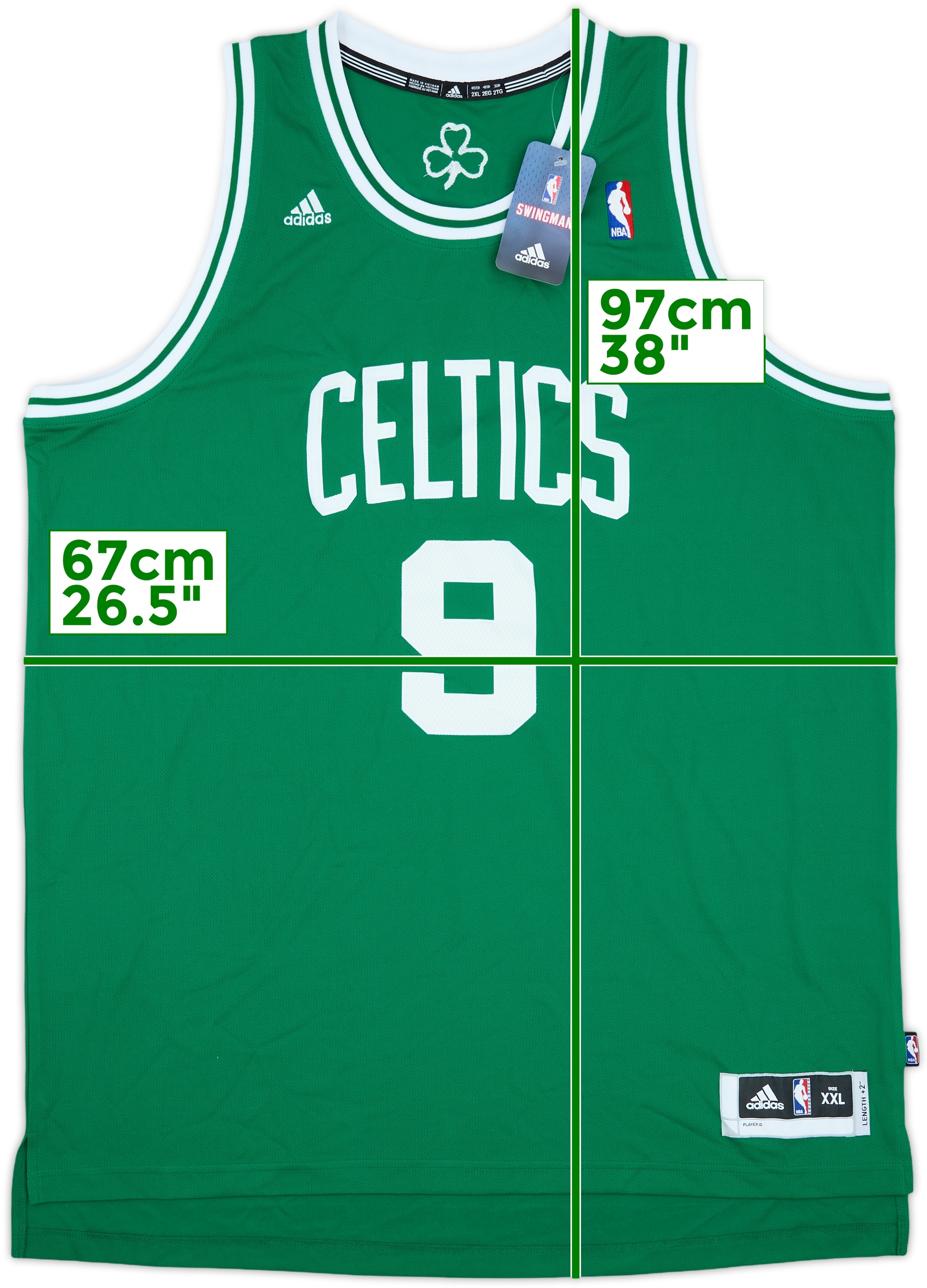 ウェア Adidas NBA BOSTON CELTICS 9 RONDO Jersey Adidas Men's Boston Celtics Rajon Rondo #9 Size XXL | eBay