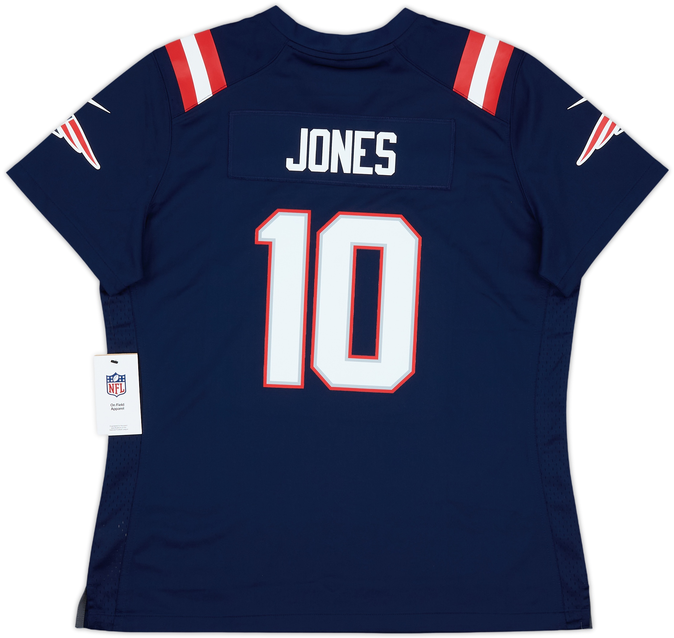 2021-23 New England Patriots Jones #10 Nike Game Home Jersey