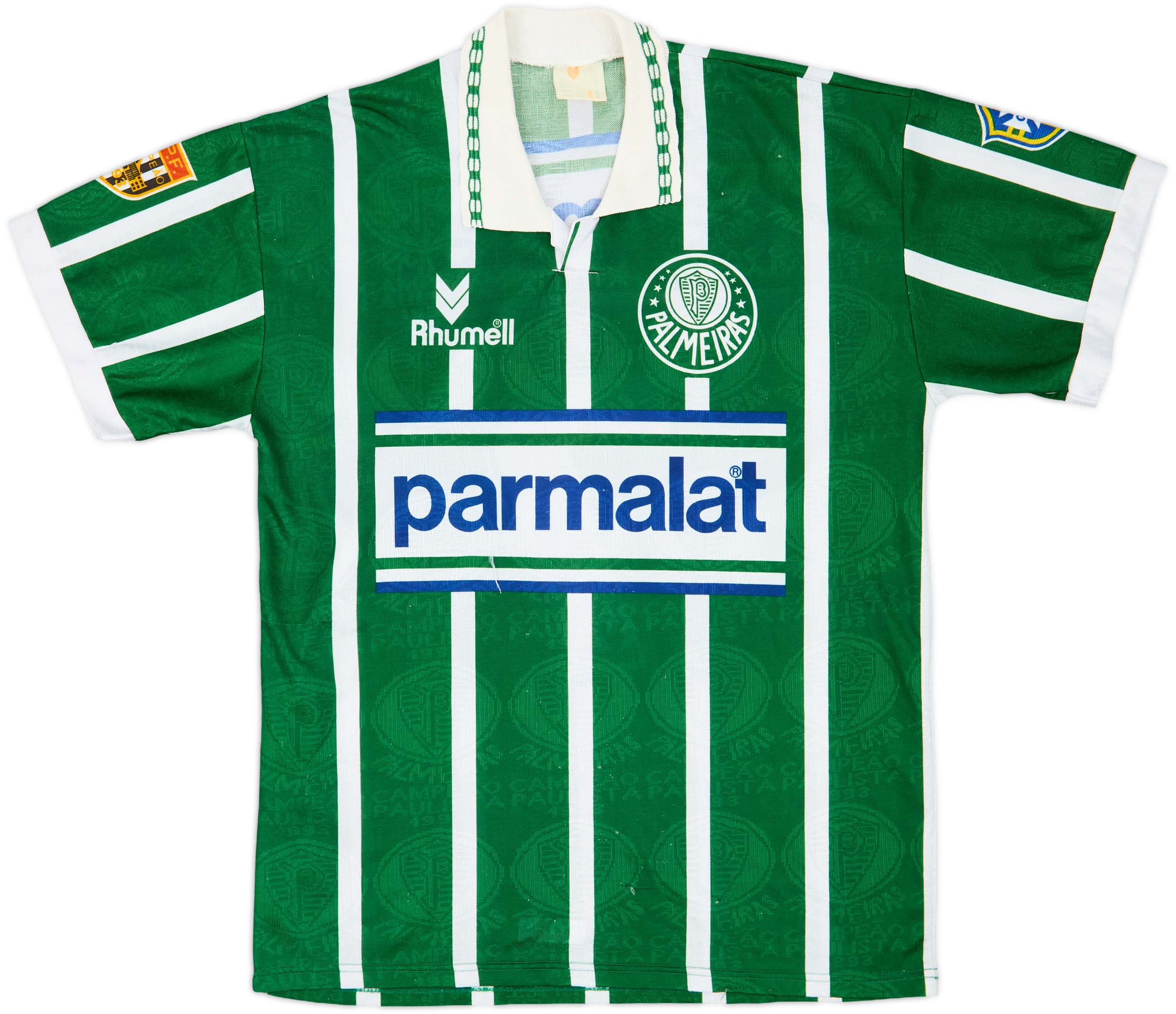 1993-94 Palmeiras Home Shirt #7 - 8/10 - (XL)