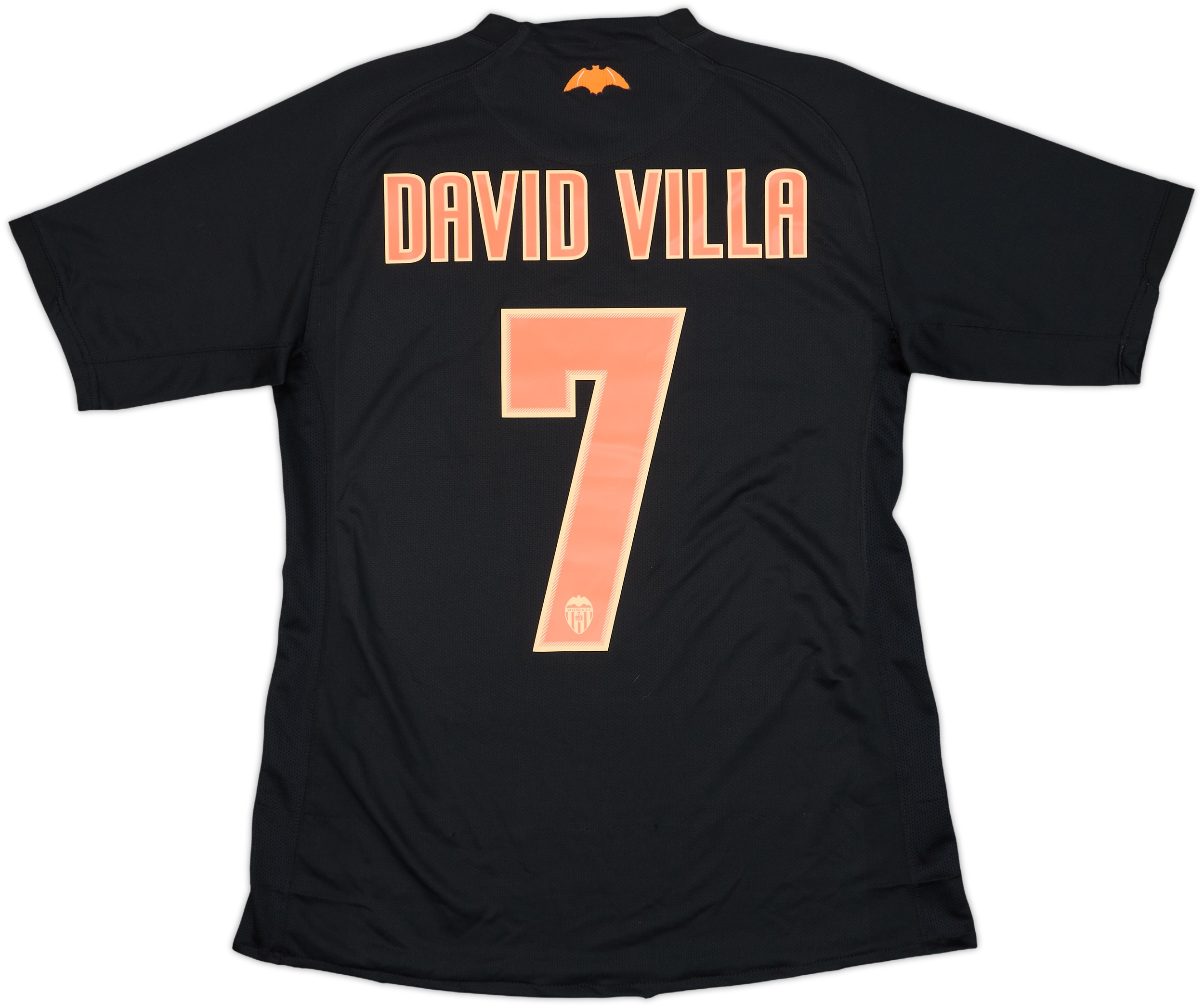 Valencia DAVID VILLA シャツ 7番 2006-07 Valencia Away Shirt David Villa #7 - 6/10 - (M)