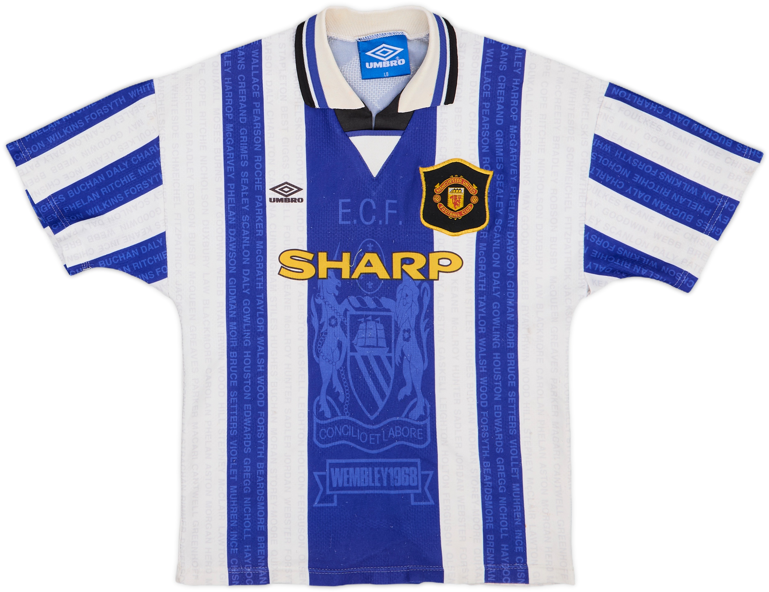 【デッドストック】1995-96 インテル・ミラノ 3rd UMBRO サイズＬ Vintage Inter Milan FC 1995-96 Third Tshirt Umbro XL Shirt