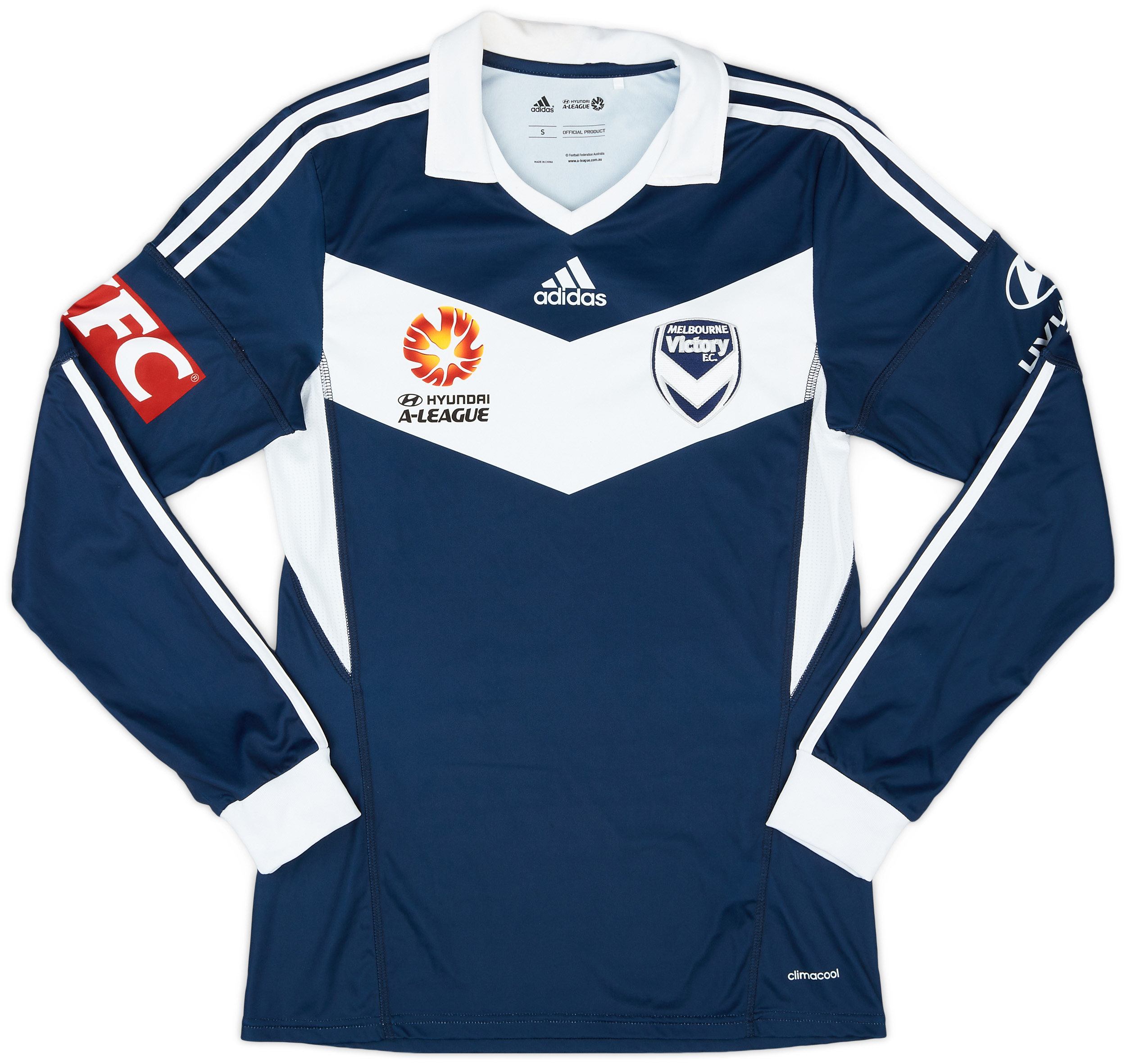 201415 Melbourne Victory Home L/S Shirt 7/10 (S)