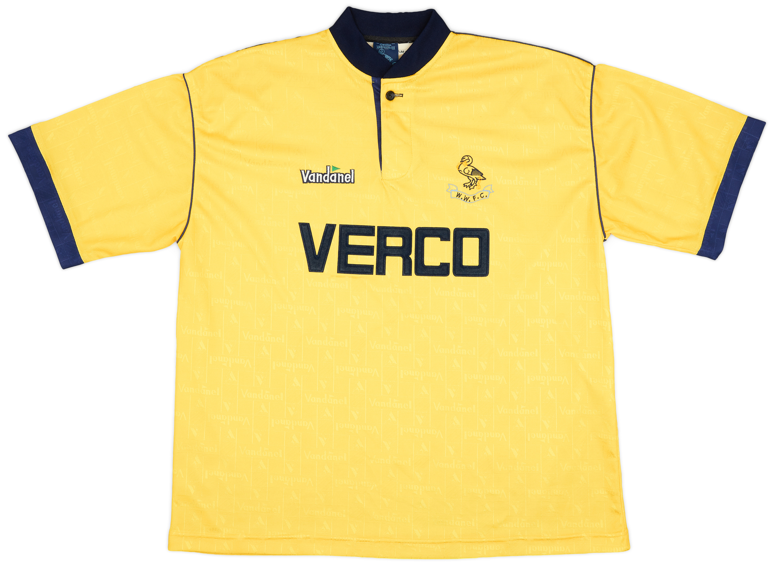 Wycombe wanderers retro shirts cheap