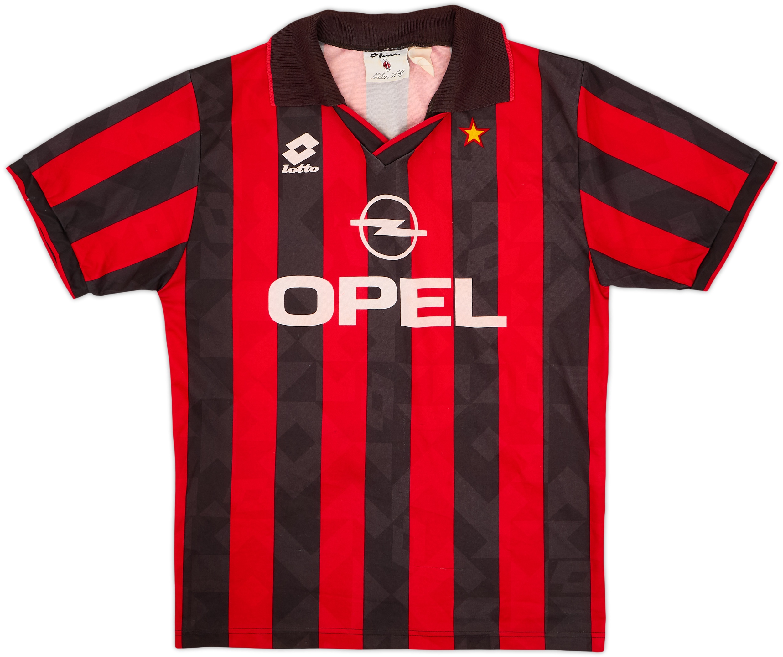 AC MILAN 直筆サイン入り色紙 1994-1995 1994-95 AC Milan Home Shirt - 7/10 - (L)